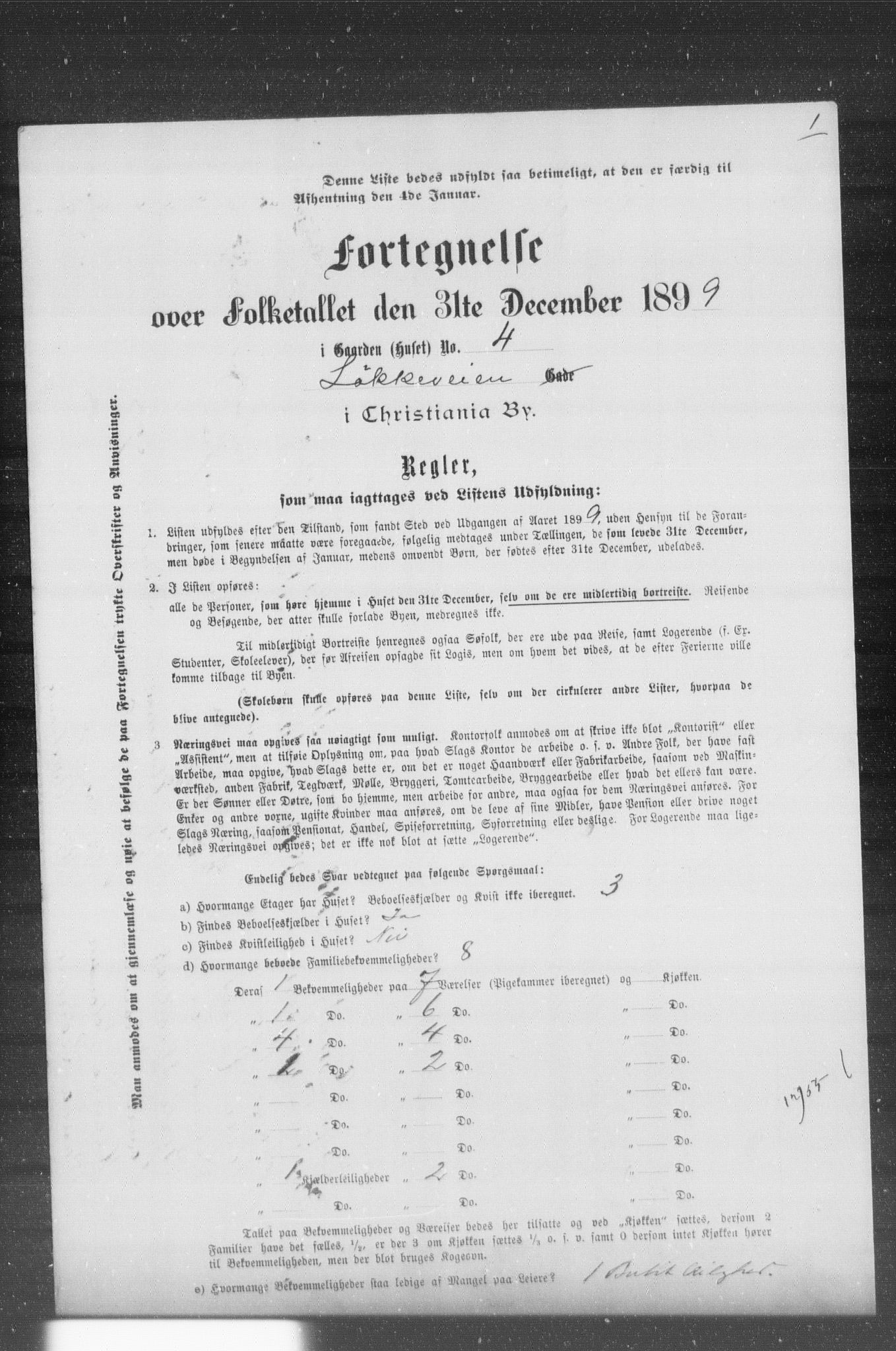 OBA, Municipal Census 1899 for Kristiania, 1899, p. 7730