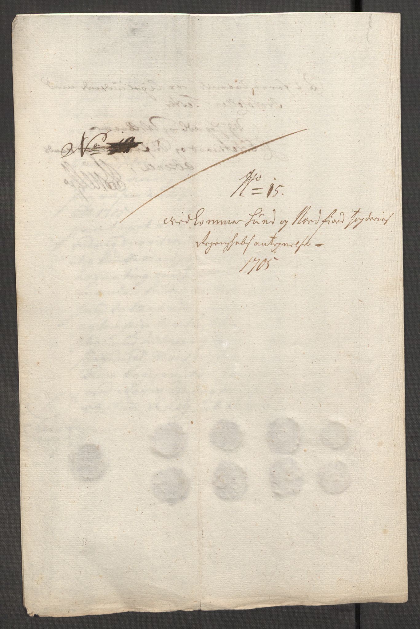 Rentekammeret inntil 1814, Reviderte regnskaper, Fogderegnskap, AV/RA-EA-4092/R53/L3429: Fogderegnskap Sunn- og Nordfjord, 1705, p. 346