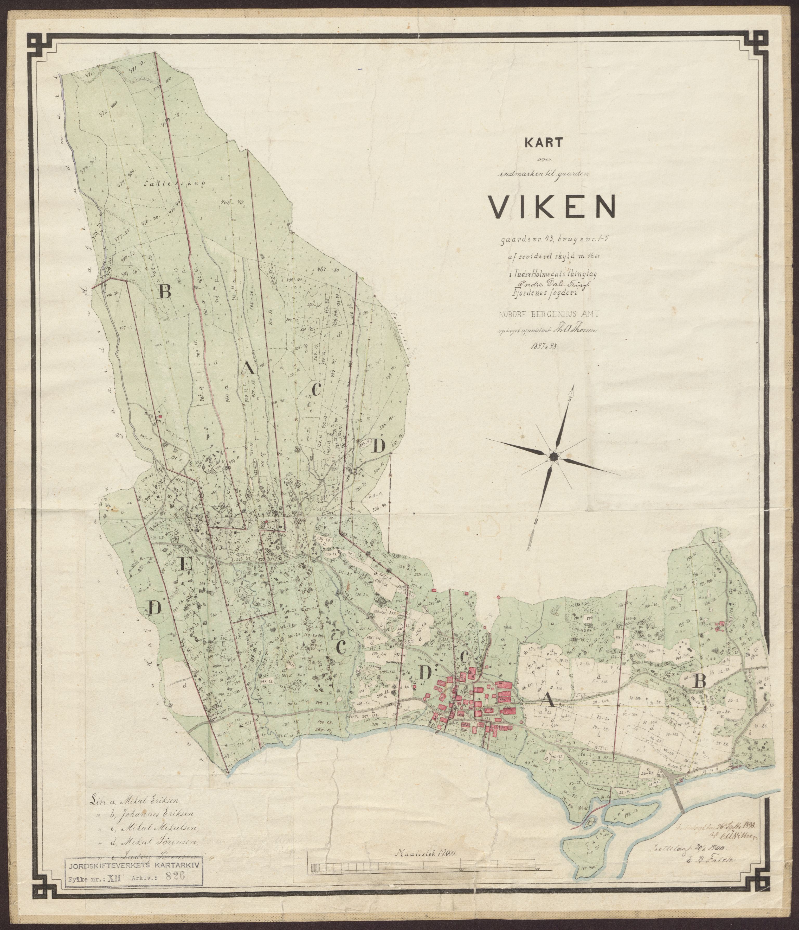 Jordskifteverkets kartarkiv, AV/RA-S-3929/T, 1859-1988, p. 955