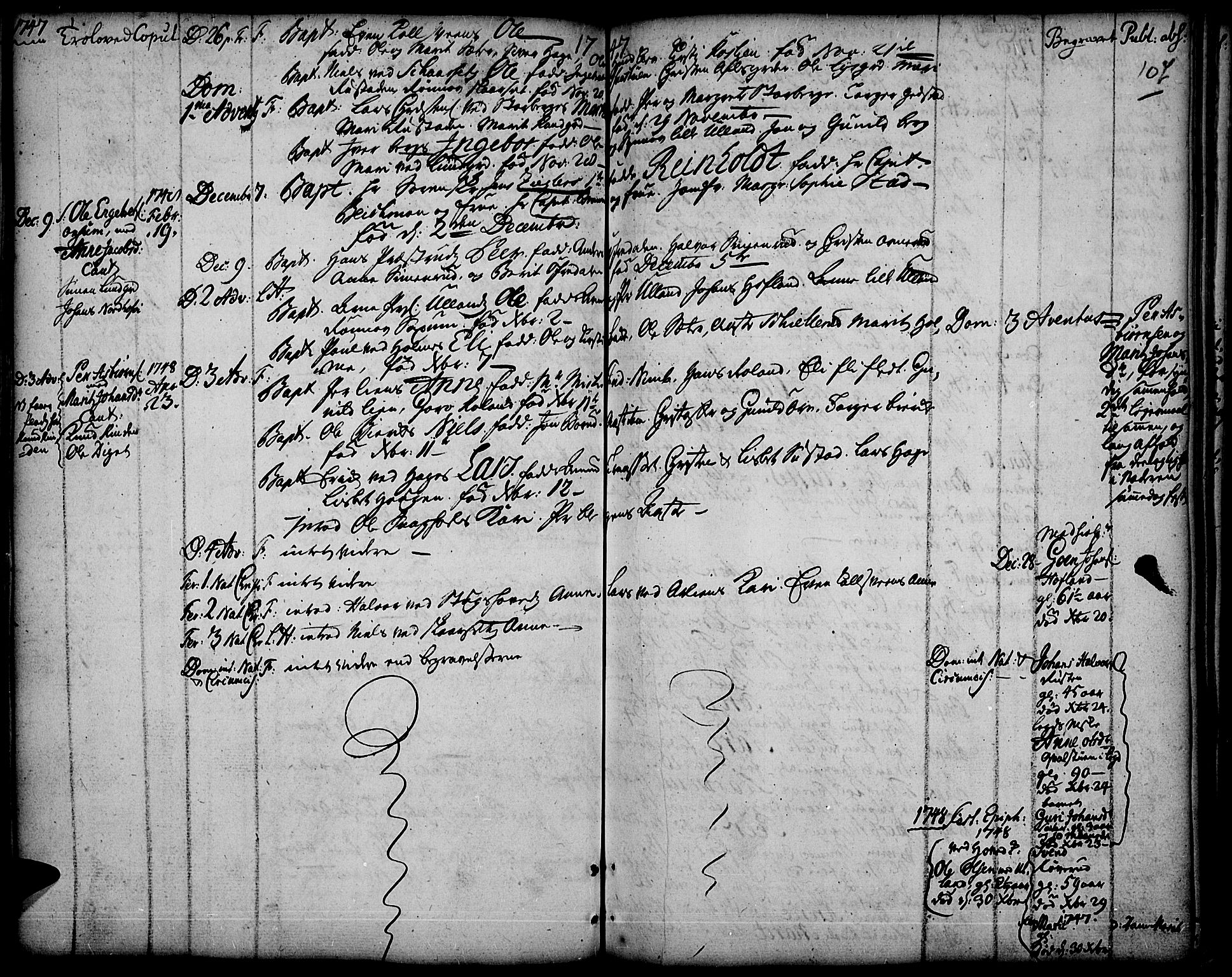 Fåberg prestekontor, SAH/PREST-086/H/Ha/Haa/L0001: Parish register (official) no. 1, 1727-1775, p. 107