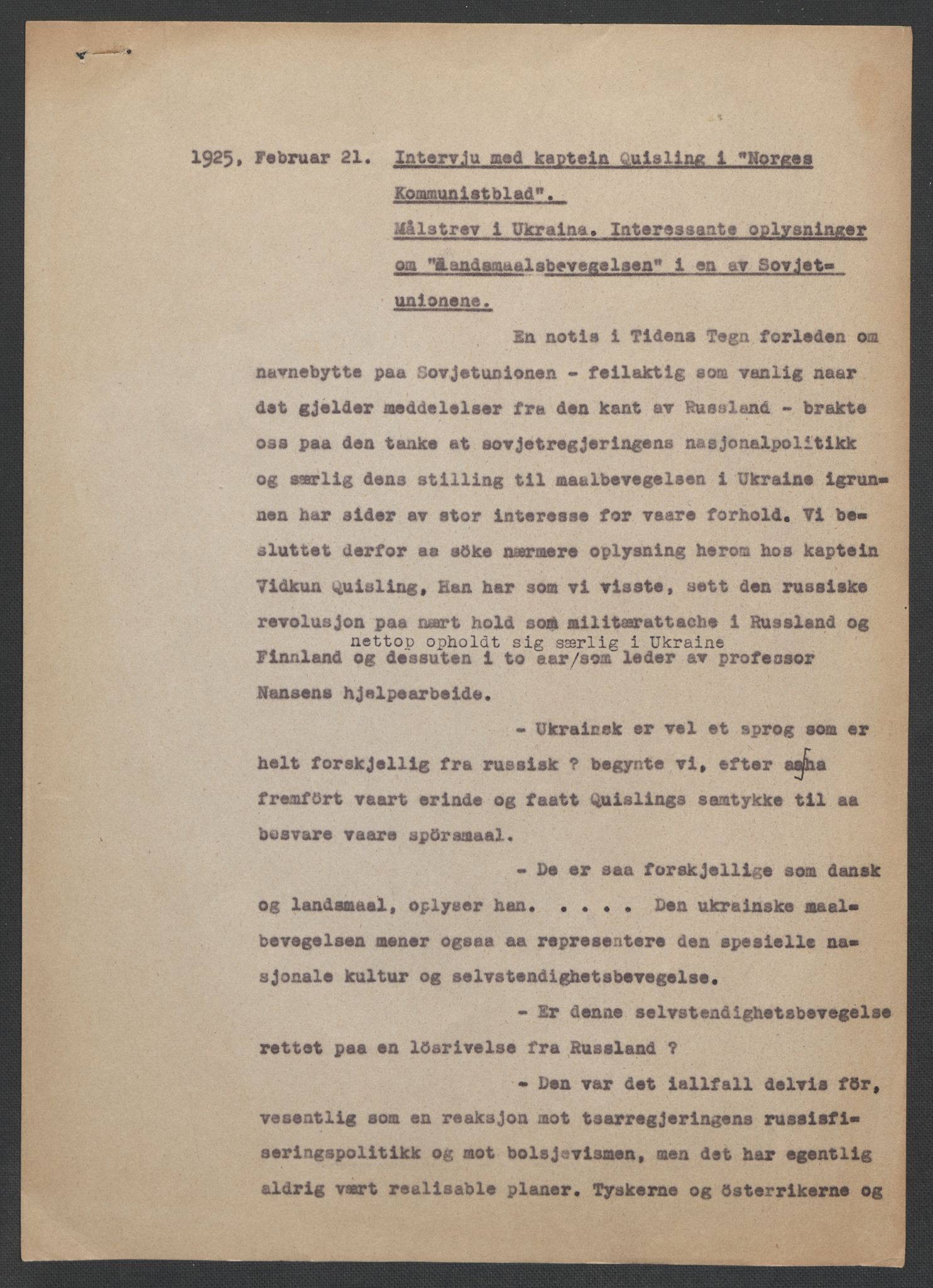 Landssvikarkivet, Oslo politikammer, AV/RA-S-3138-01/D/Da/L0003: Dnr. 29, 1945, p. 34