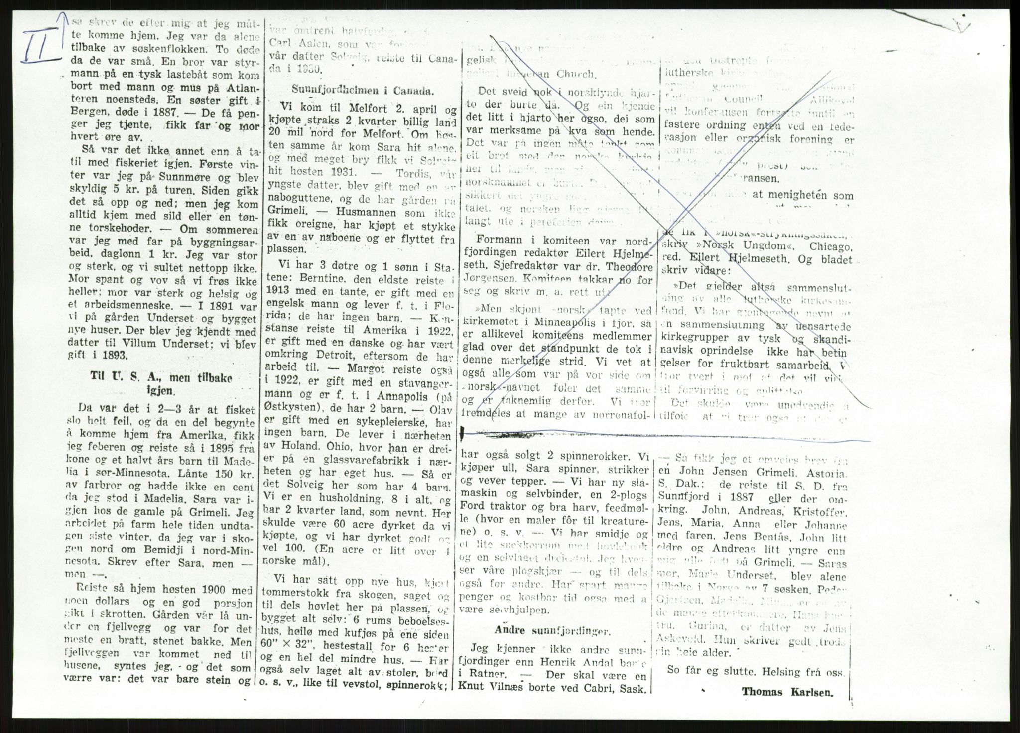 Samlinger til kildeutgivelse, Amerikabrevene, AV/RA-EA-4057/F/L0027: Innlån fra Aust-Agder: Dannevig - Valsgård, 1838-1914, p. 719