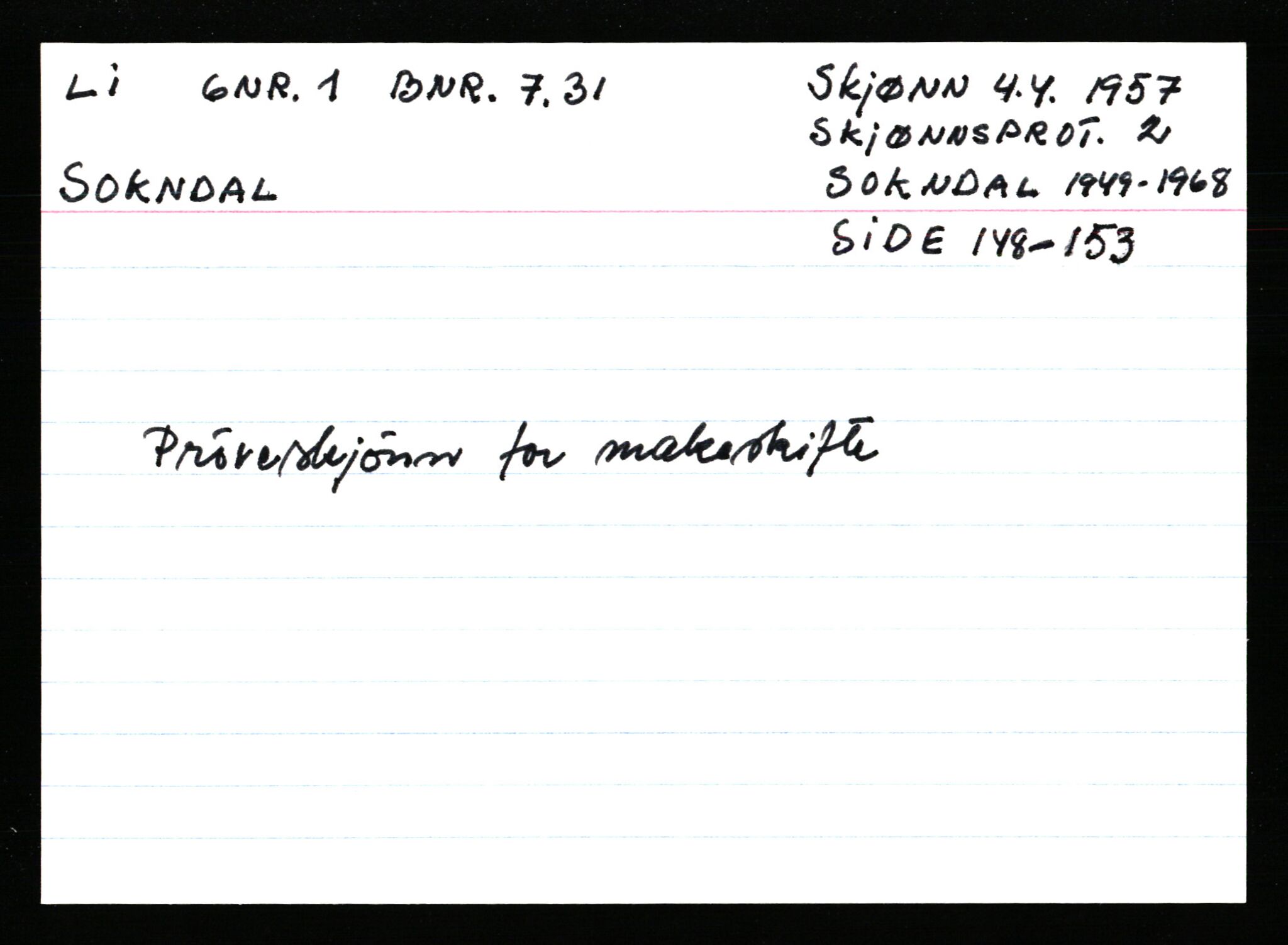 Statsarkivet i Stavanger, AV/SAST-A-101971/03/Y/Ym/L0035: Åstedskort sortert etter gårdsnavn: Leiranger - Lindanger, 1600-1950, p. 365