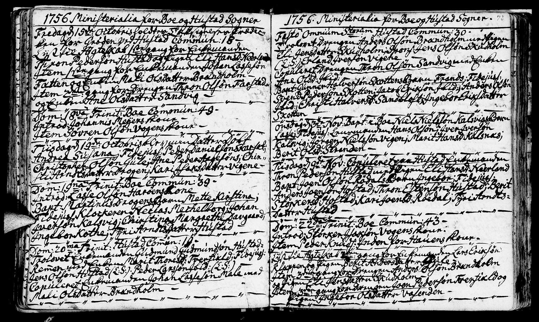 Ministerialprotokoller, klokkerbøker og fødselsregistre - Møre og Romsdal, SAT/A-1454/566/L0760: Parish register (official) no. 566A01, 1739-1766, p. 73