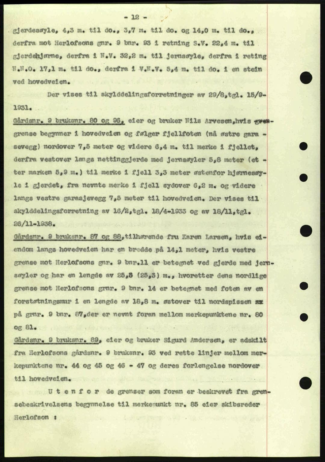 Tønsberg sorenskriveri, AV/SAKO-A-130/G/Ga/Gaa/L0010: Mortgage book no. A10, 1941-1941, Diary no: : 595/1941