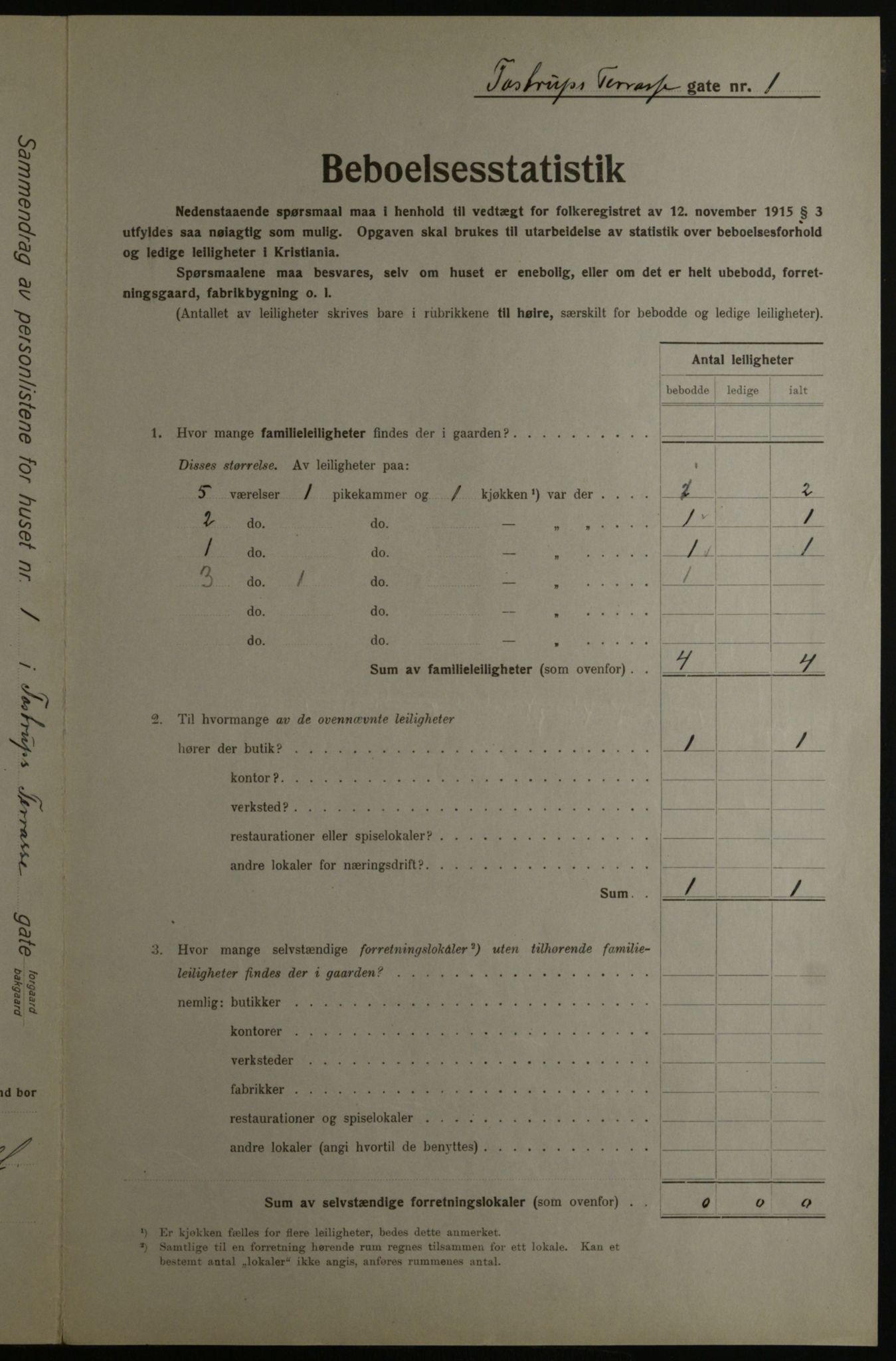 OBA, Municipal Census 1923 for Kristiania, 1923, p. 127052