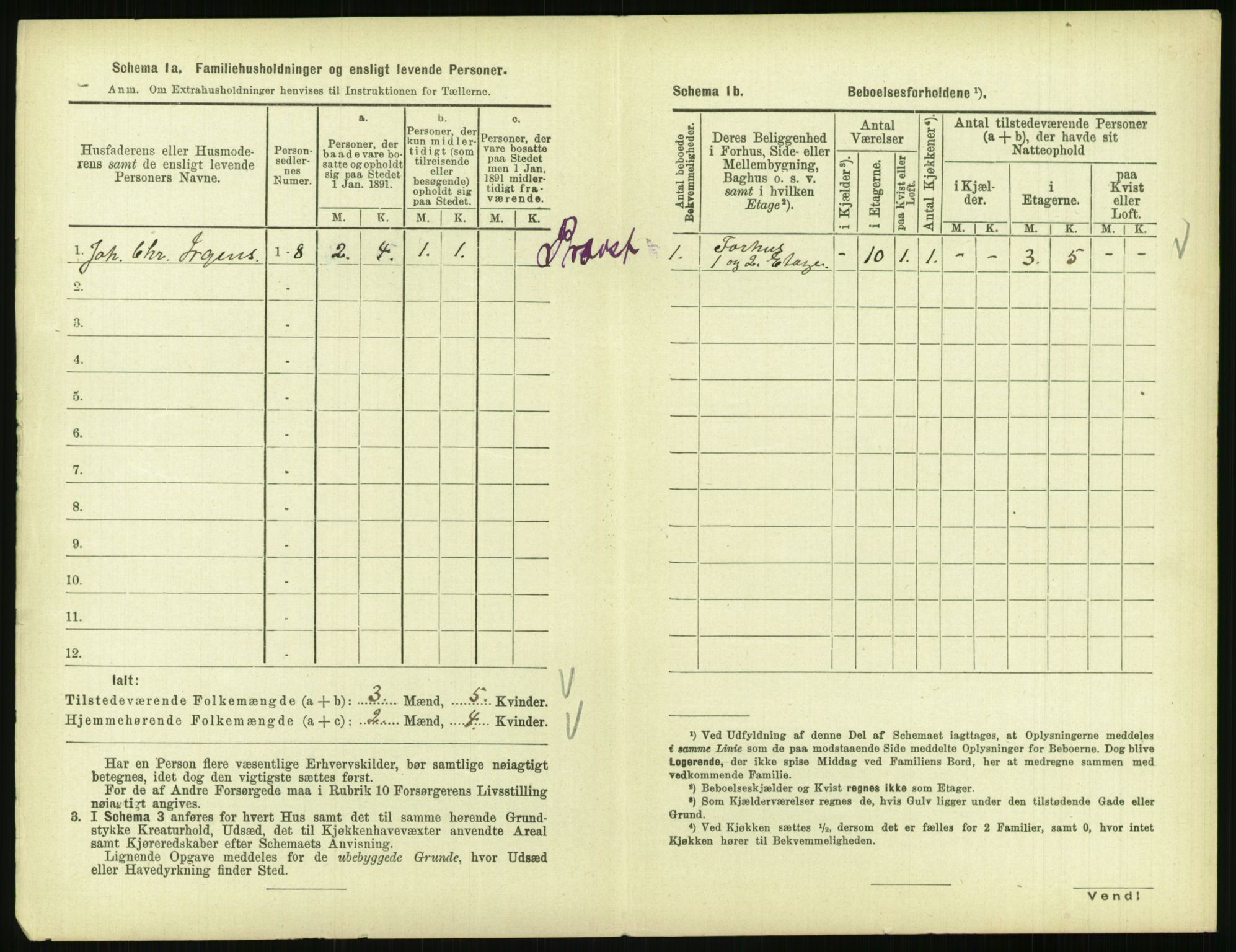 RA, 1891 census for 0903 Arendal, 1891, p. 795