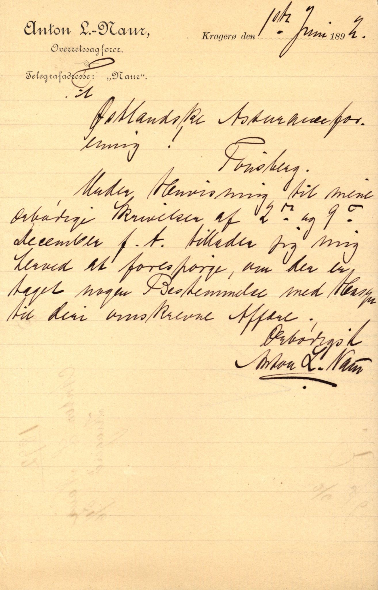 Pa 63 - Østlandske skibsassuranceforening, VEMU/A-1079/G/Ga/L0024/0001: Havaridokumenter / Norrøna, Phønic, Monark, Johan Dahll, Josephine, 1889, p. 97