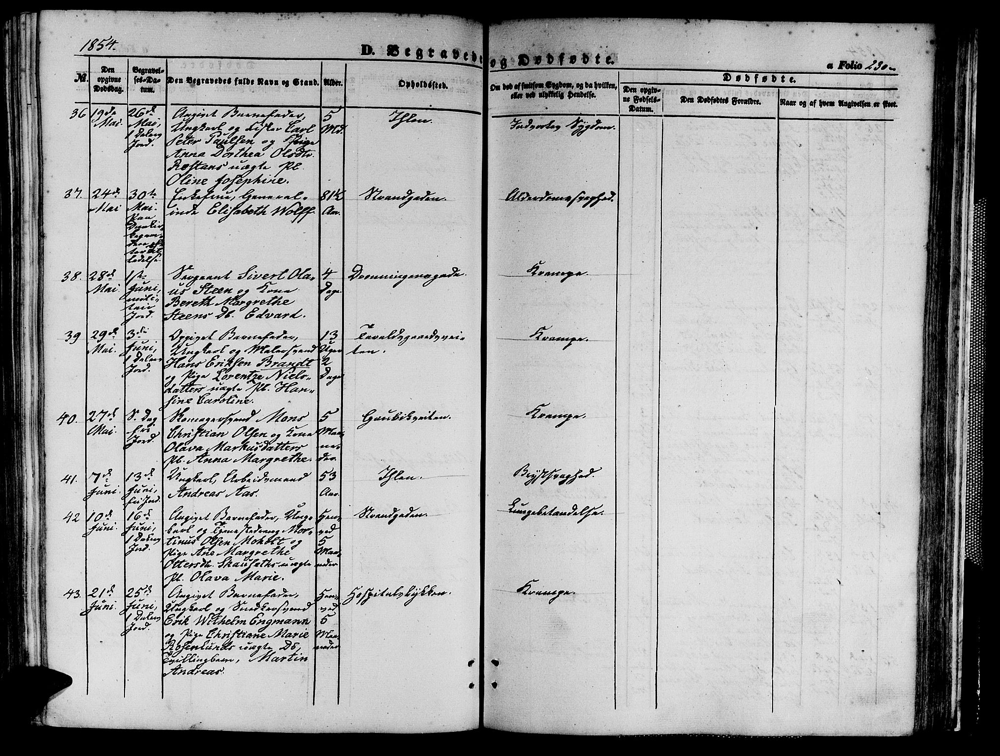 Ministerialprotokoller, klokkerbøker og fødselsregistre - Sør-Trøndelag, AV/SAT-A-1456/602/L0138: Parish register (copy) no. 602C06, 1853-1858, p. 230