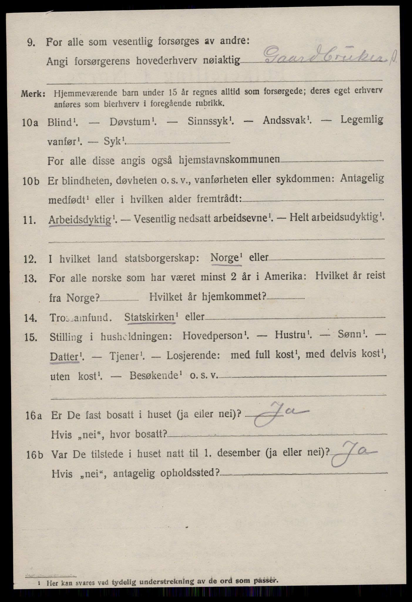 SAT, 1920 census for Eresfjord og Vistdal, 1920, p. 1976