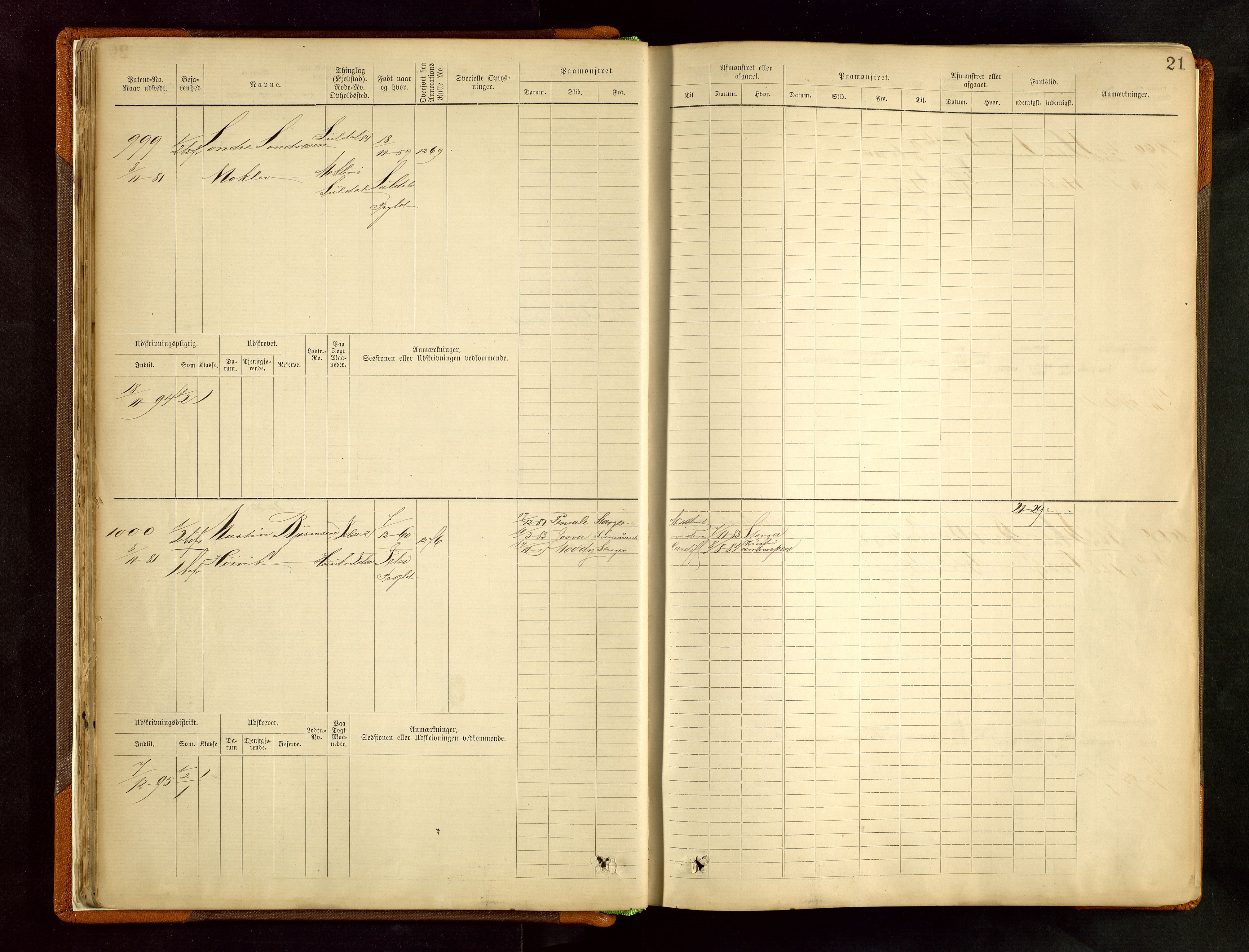 Haugesund sjømannskontor, AV/SAST-A-102007/F/Fb/Fbb/L0002: Sjøfartsrulle Skudenes kretsnr. 959-2439, 1860-1948, p. 21
