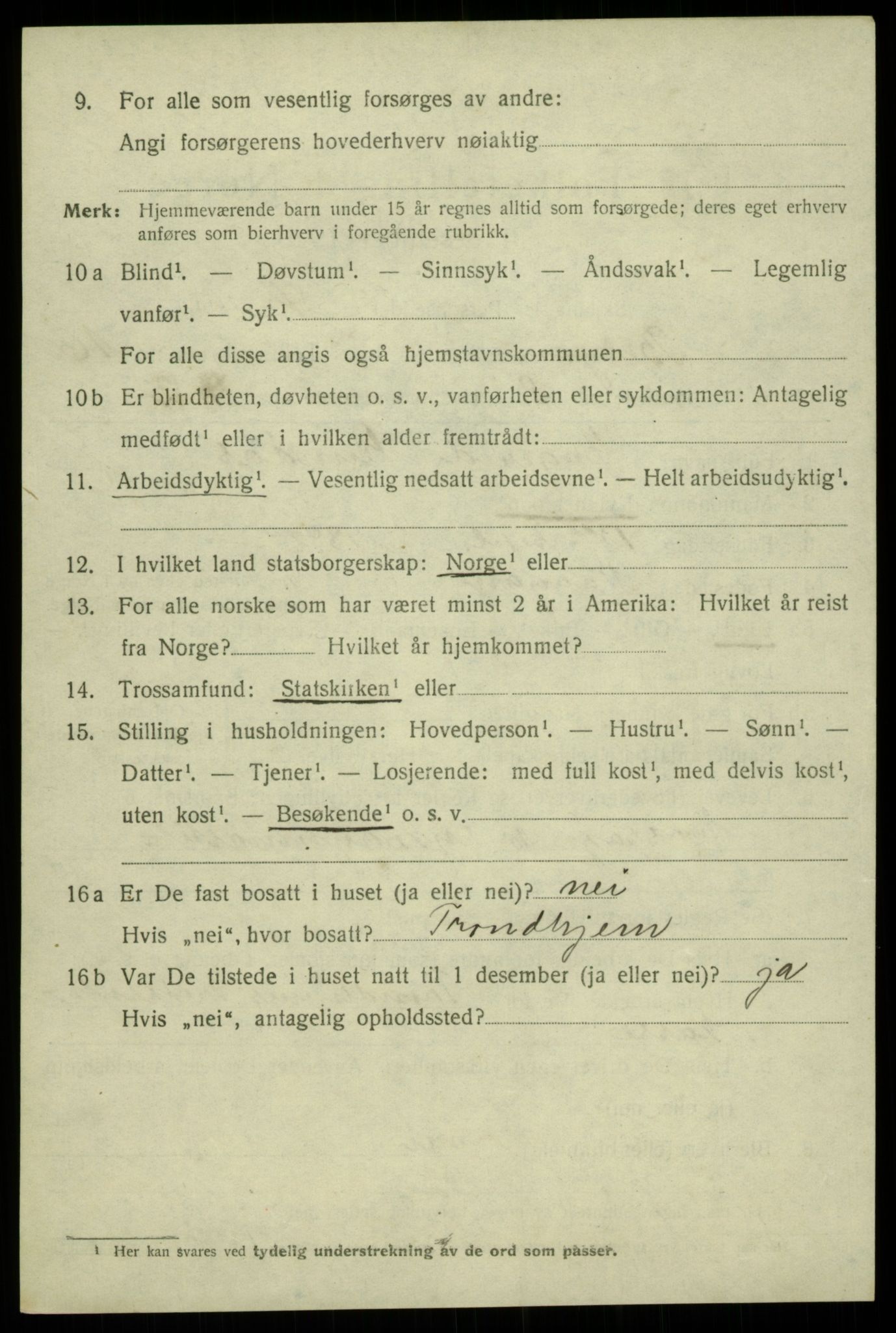 SAB, 1920 census for Bergen, 1920, p. 78440