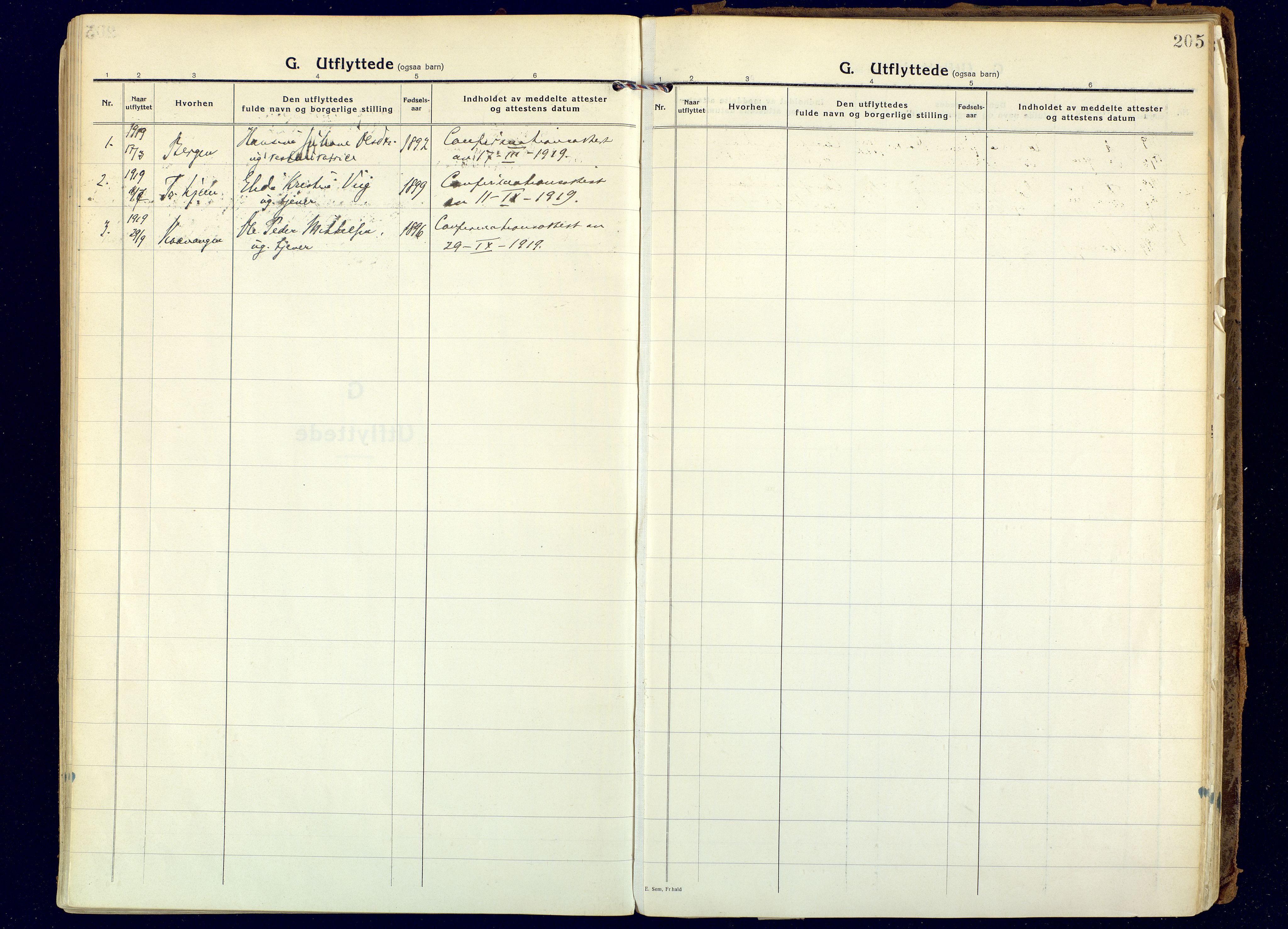Hammerfest sokneprestkontor, SATØ/S-1347: Parish register (official) no. 18, 1918-1933, p. 205