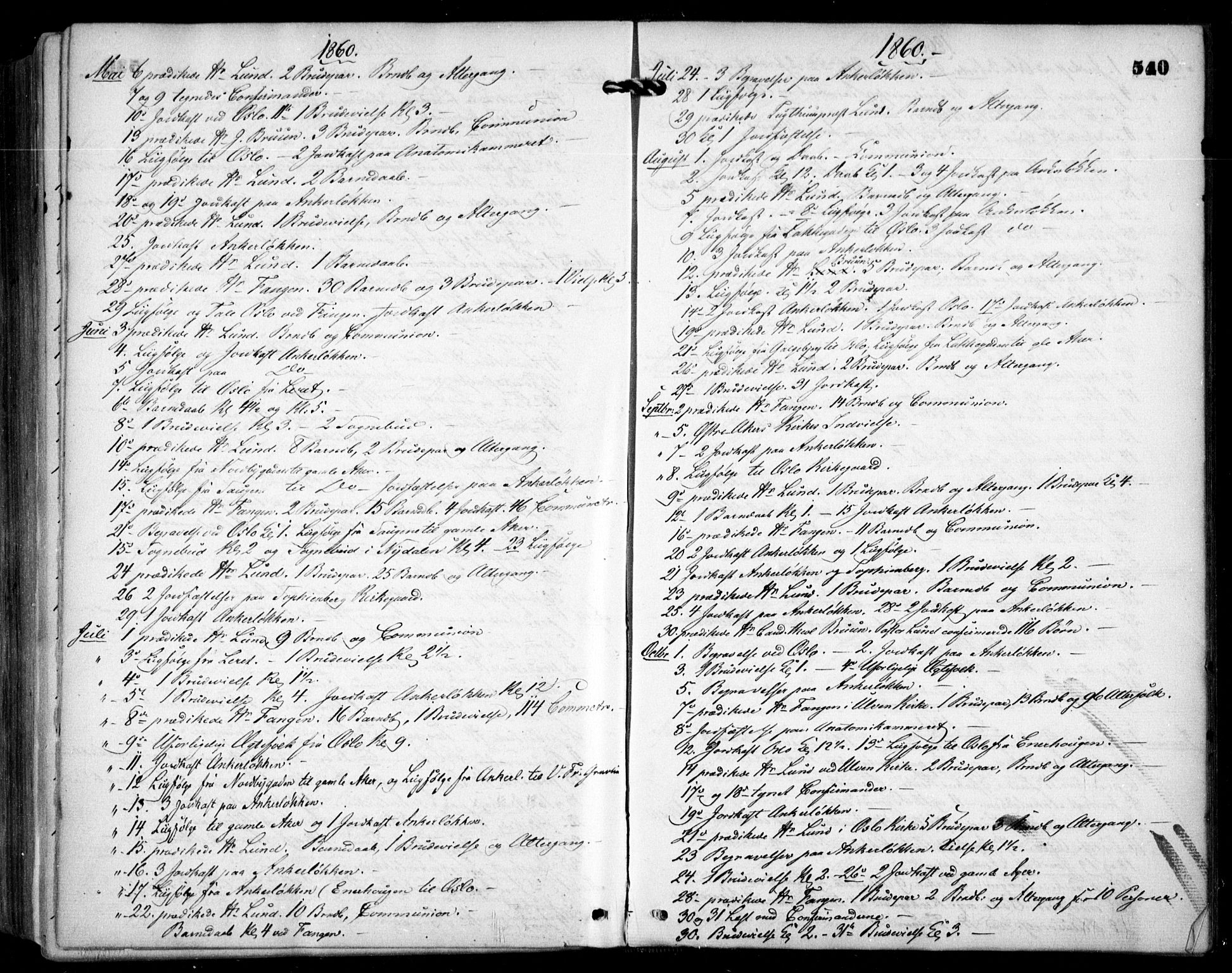 Grønland prestekontor Kirkebøker, SAO/A-10848/F/Fa/L0001: Parish register (official) no. 1, 1859-1861, p. 540