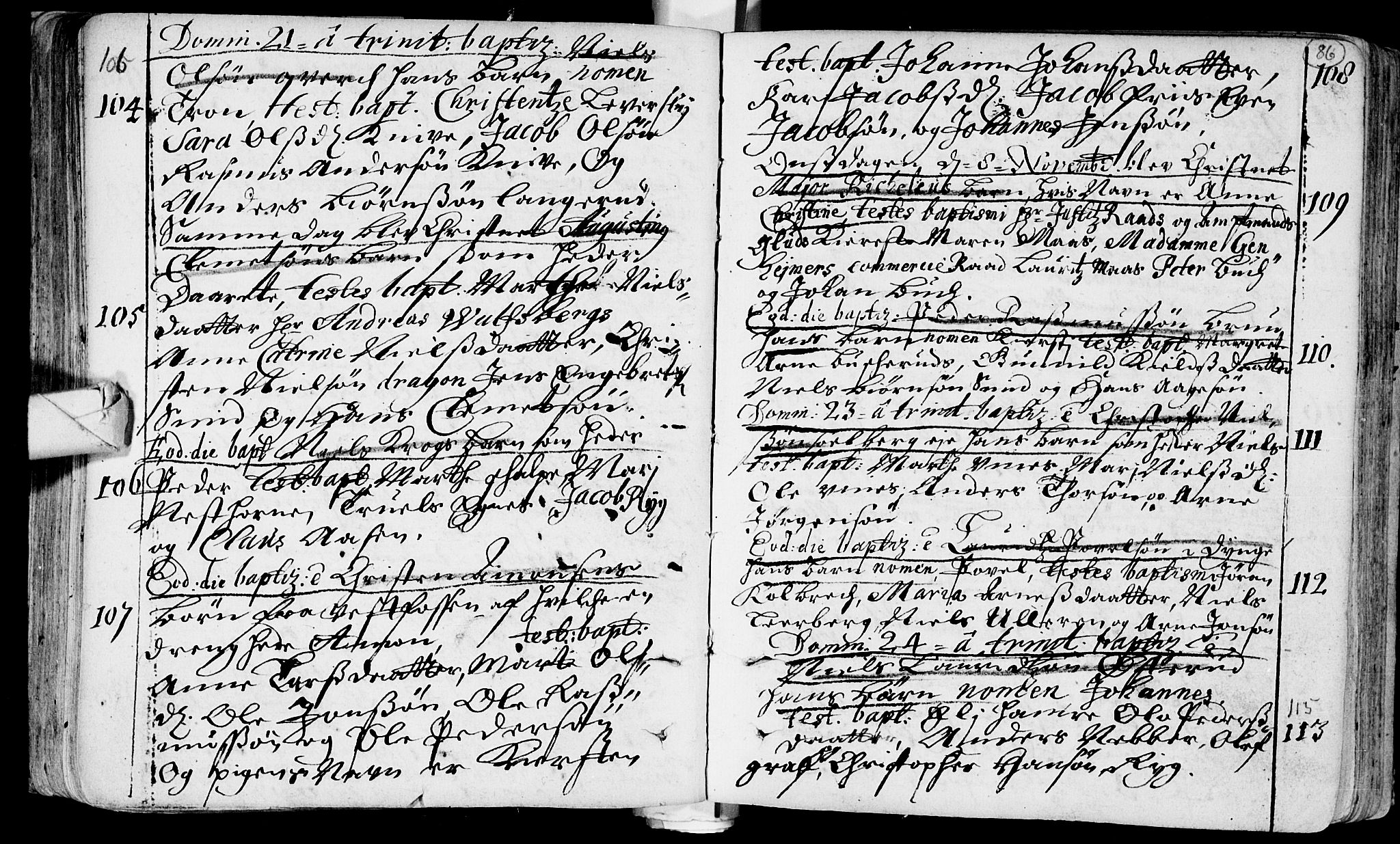 Eiker kirkebøker, AV/SAKO-A-4/F/Fa/L0002: Parish register (official) no. I 2, 1705-1724, p. 86