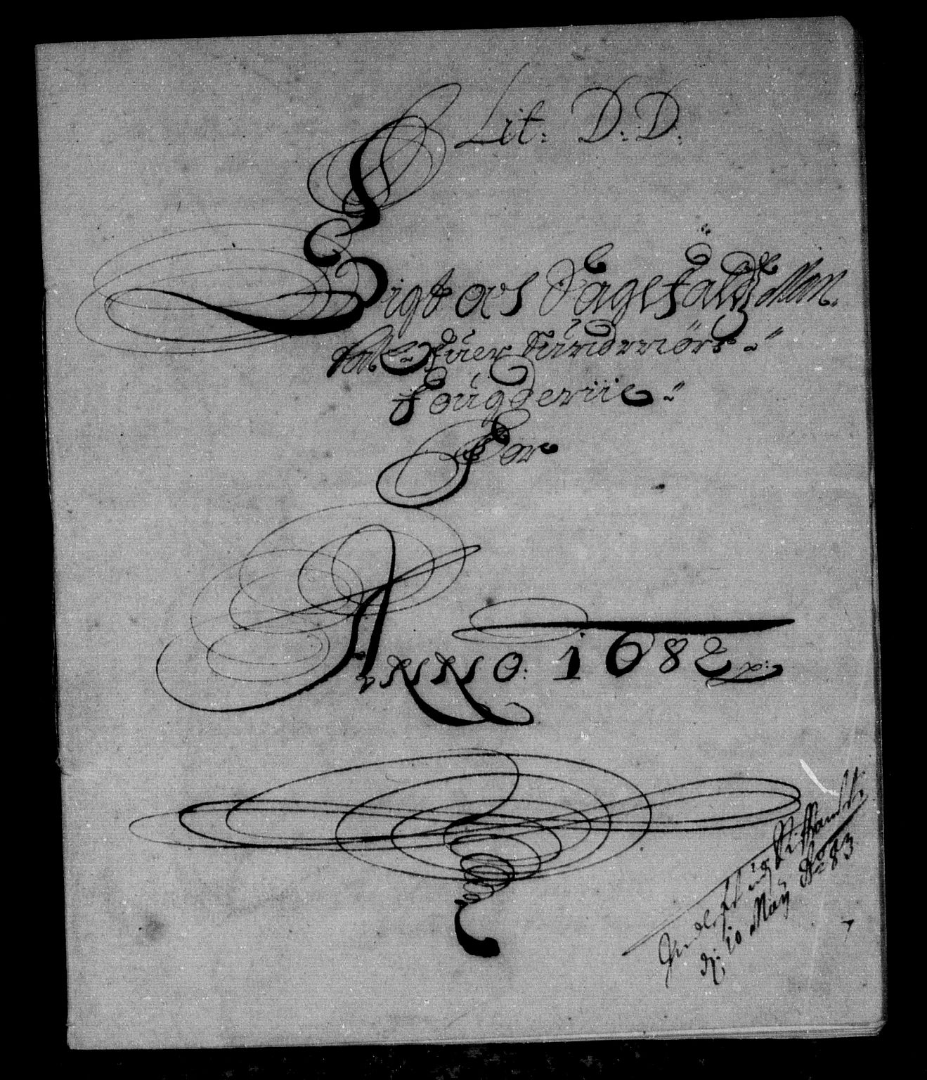 Rentekammeret inntil 1814, Reviderte regnskaper, Stiftamtstueregnskaper, Bergen stiftamt, AV/RA-EA-6043/R/Rc/L0064: Bergen stiftamt, 1682