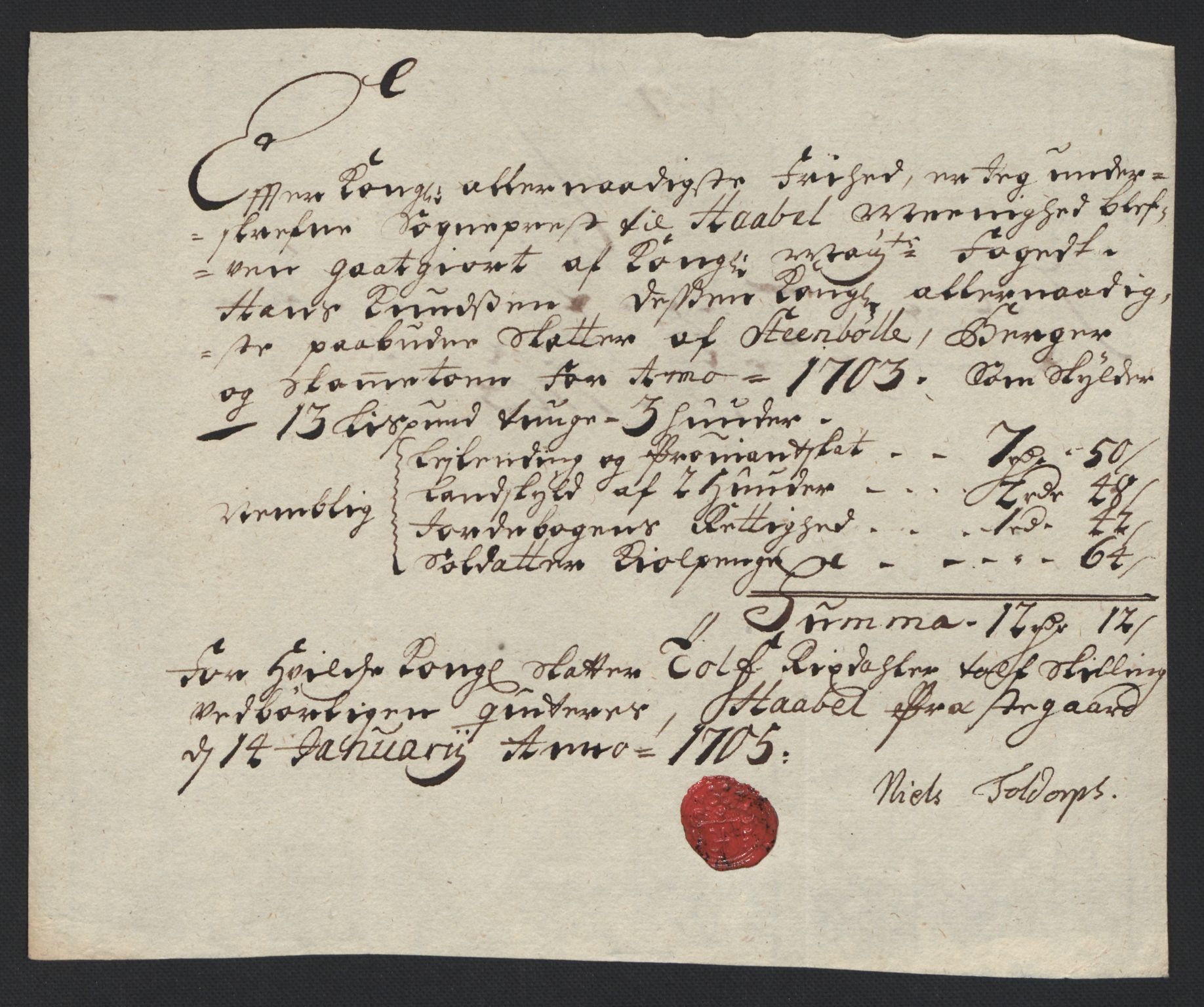 Rentekammeret inntil 1814, Reviderte regnskaper, Fogderegnskap, RA/EA-4092/R04/L0132: Fogderegnskap Moss, Onsøy, Tune, Veme og Åbygge, 1703-1704, p. 324
