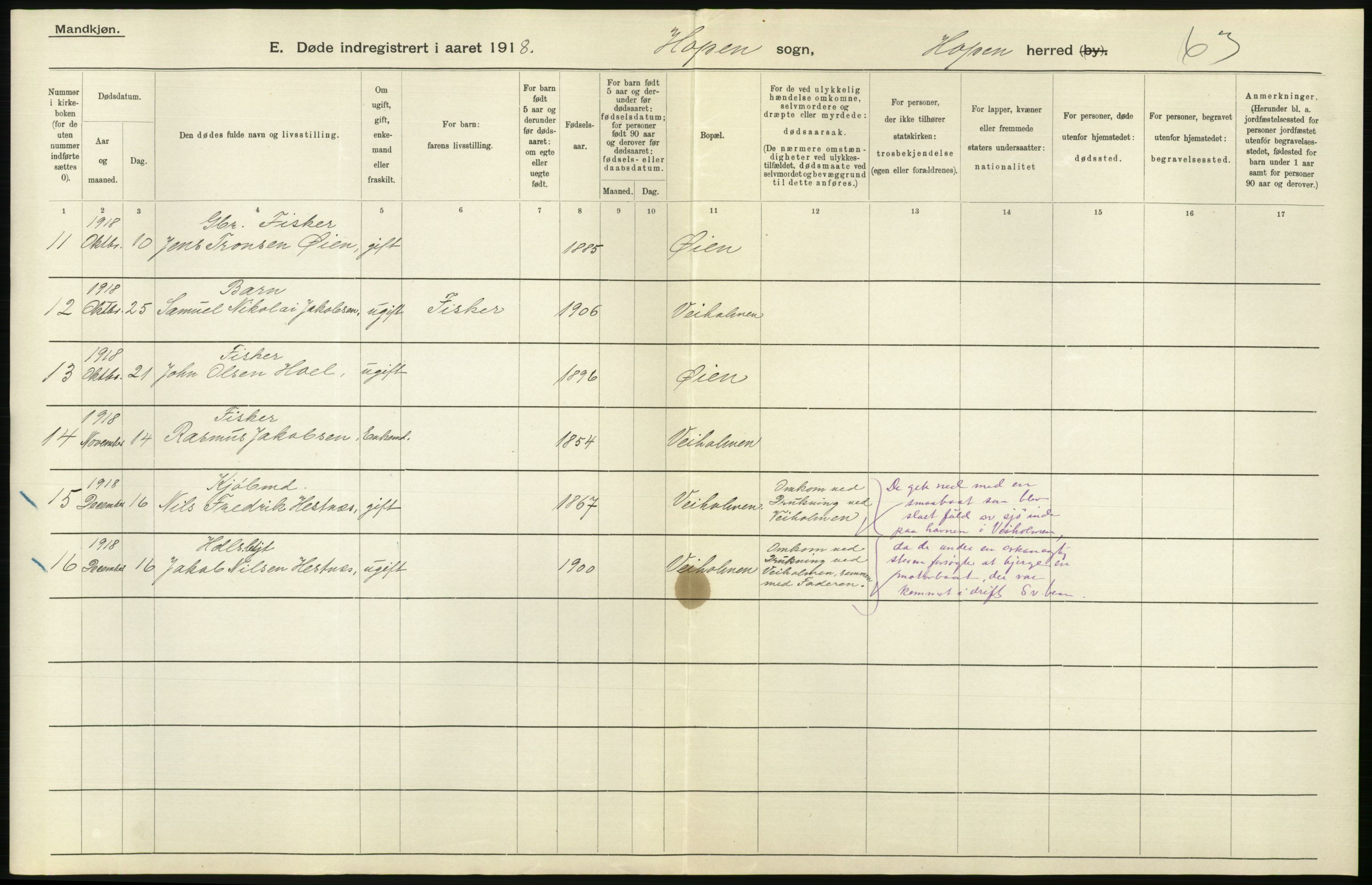 Statistisk sentralbyrå, Sosiodemografiske emner, Befolkning, AV/RA-S-2228/D/Df/Dfb/Dfbh/L0045: Møre fylke: Døde. Bygder og byer., 1918, p. 568