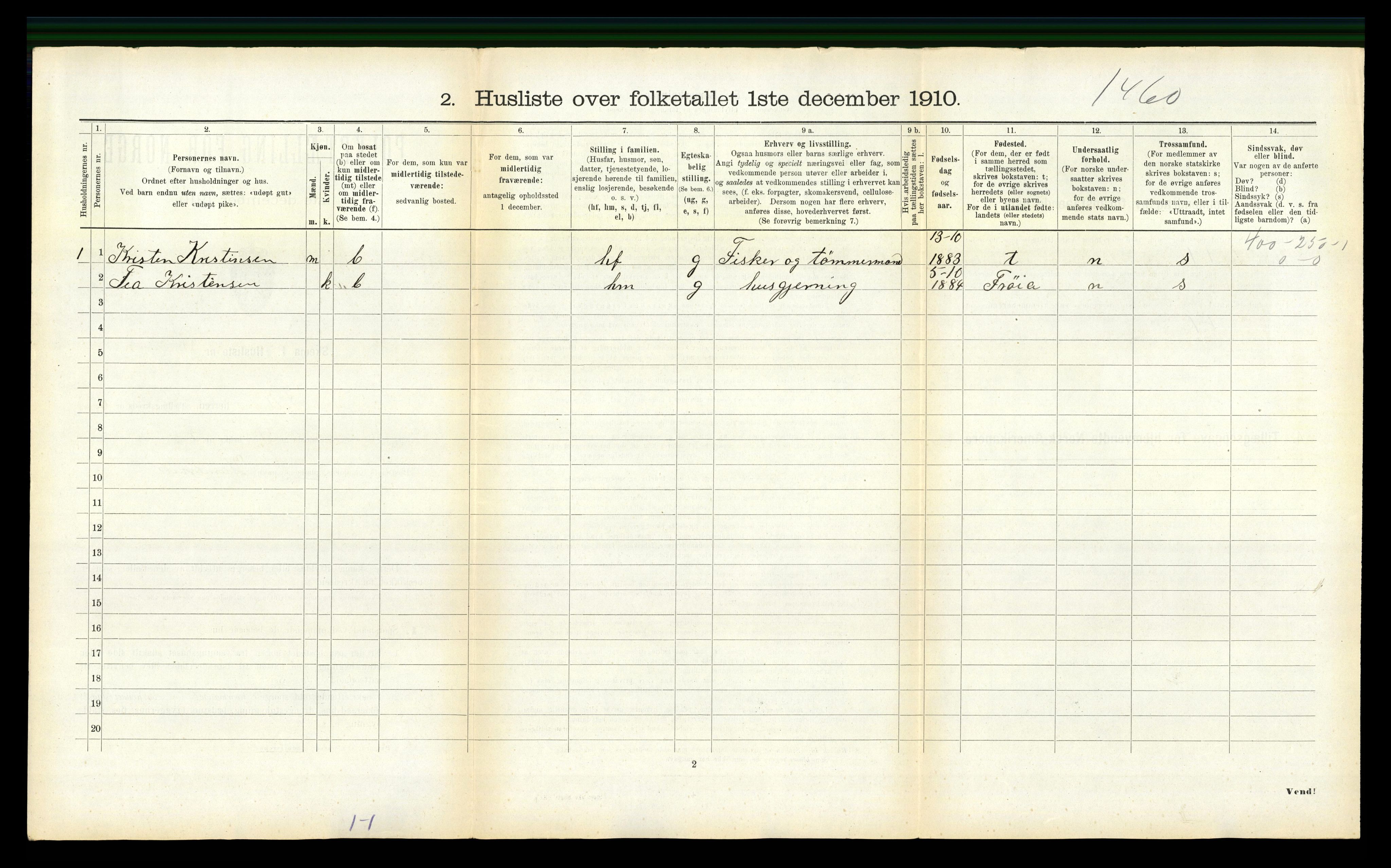 RA, 1910 census for Fillan, 1910, p. 528