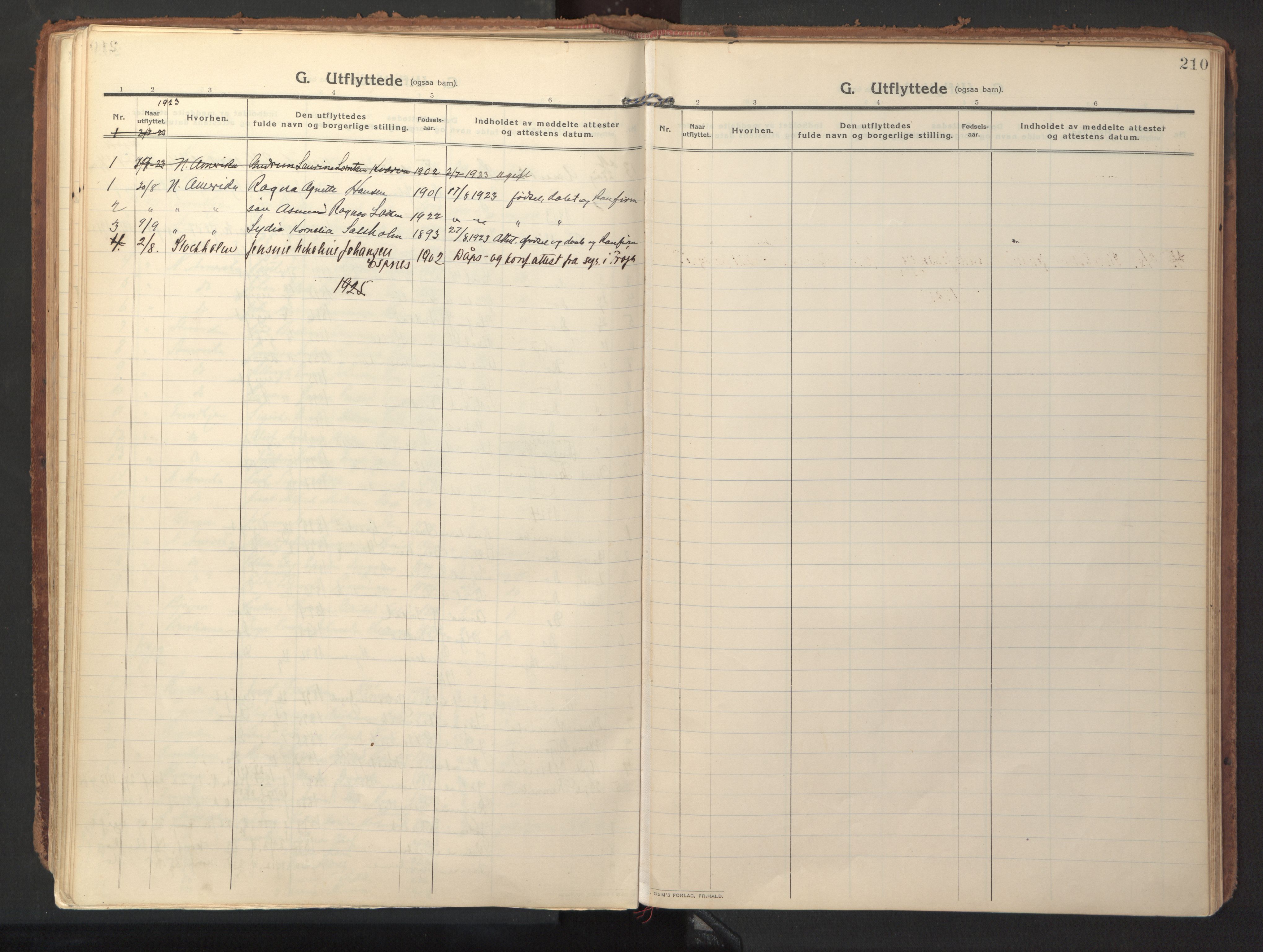 Ministerialprotokoller, klokkerbøker og fødselsregistre - Sør-Trøndelag, SAT/A-1456/640/L0581: Parish register (official) no. 640A06, 1910-1924, p. 210