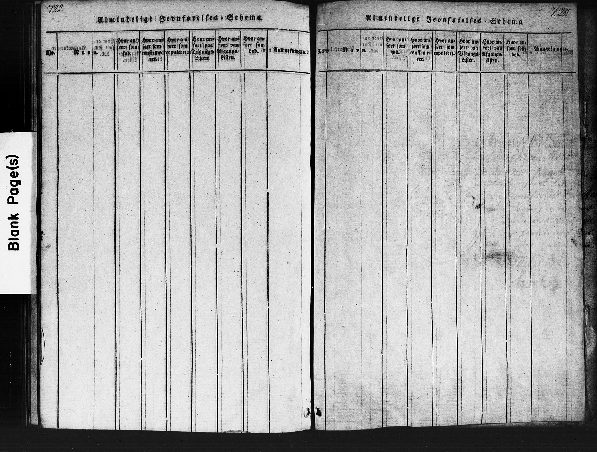 Kristiania tukthusprest Kirkebøker, SAO/A-10881/F/Fa/L0002: Parish register (official) no. 2, 1817-1830, p. 722-723