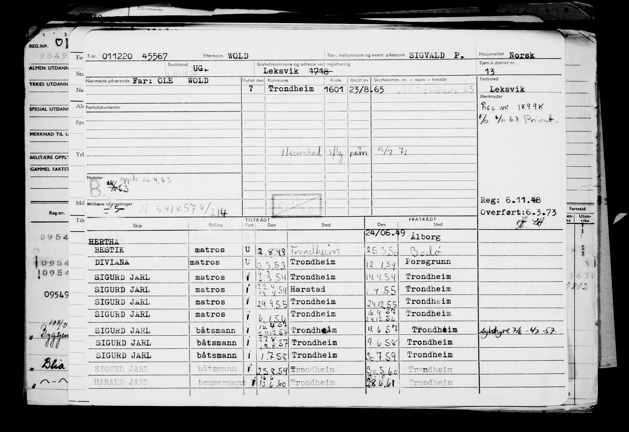 Direktoratet for sjømenn, AV/RA-S-3545/G/Gb/L0188: Hovedkort, 1920, p. 26