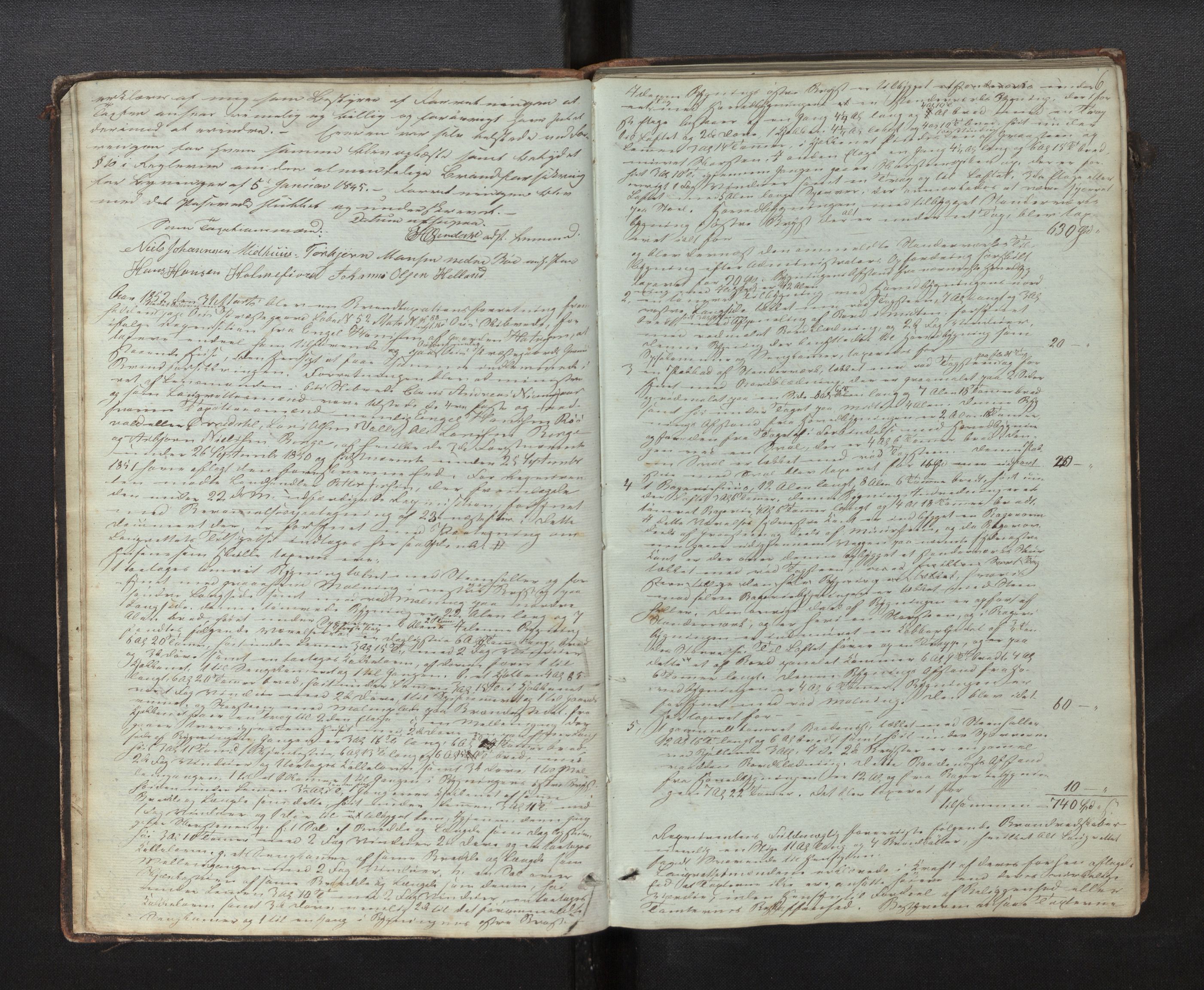 Lensmannen i Os, AV/SAB-A-34101/0012/L0001: Branntakstprotokoll, 1846-1873, p. 5b-6a