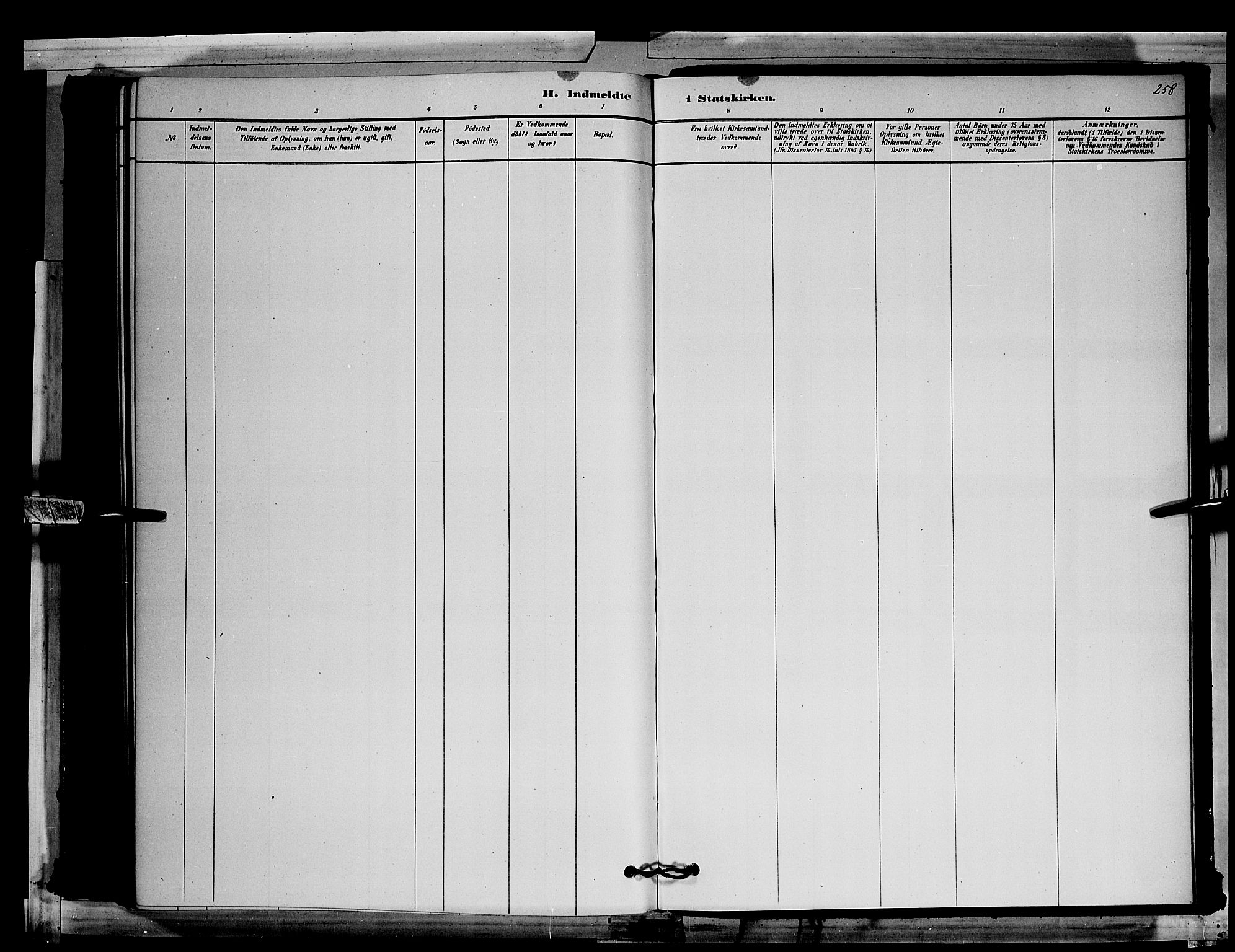 Ringsaker prestekontor, AV/SAH-PREST-014/L/La/L0011: Parish register (copy) no. 11, 1879-1890, p. 258