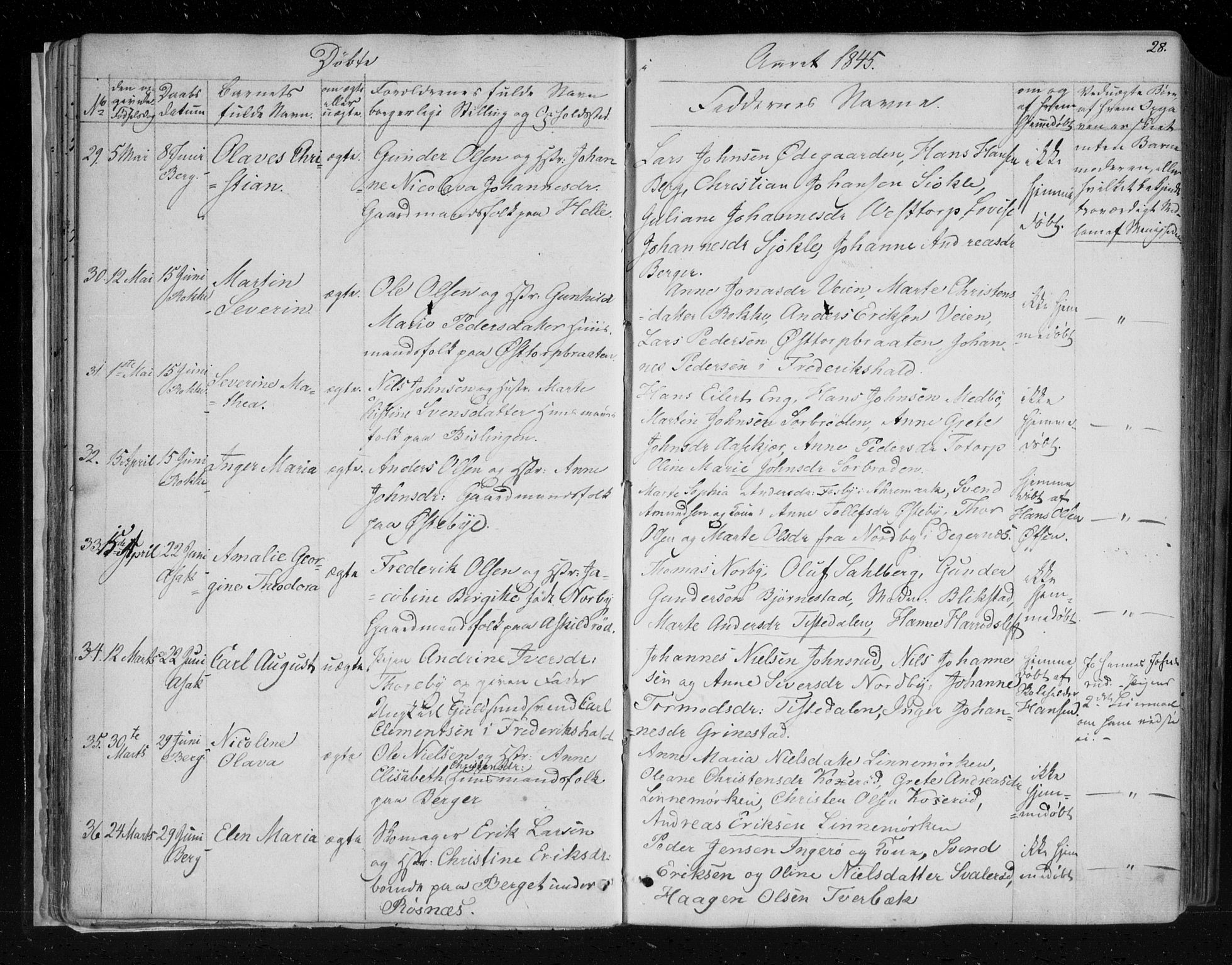 Berg prestekontor Kirkebøker, SAO/A-10902/F/Fa/L0004: Parish register (official) no. I 4, 1843-1860, p. 28