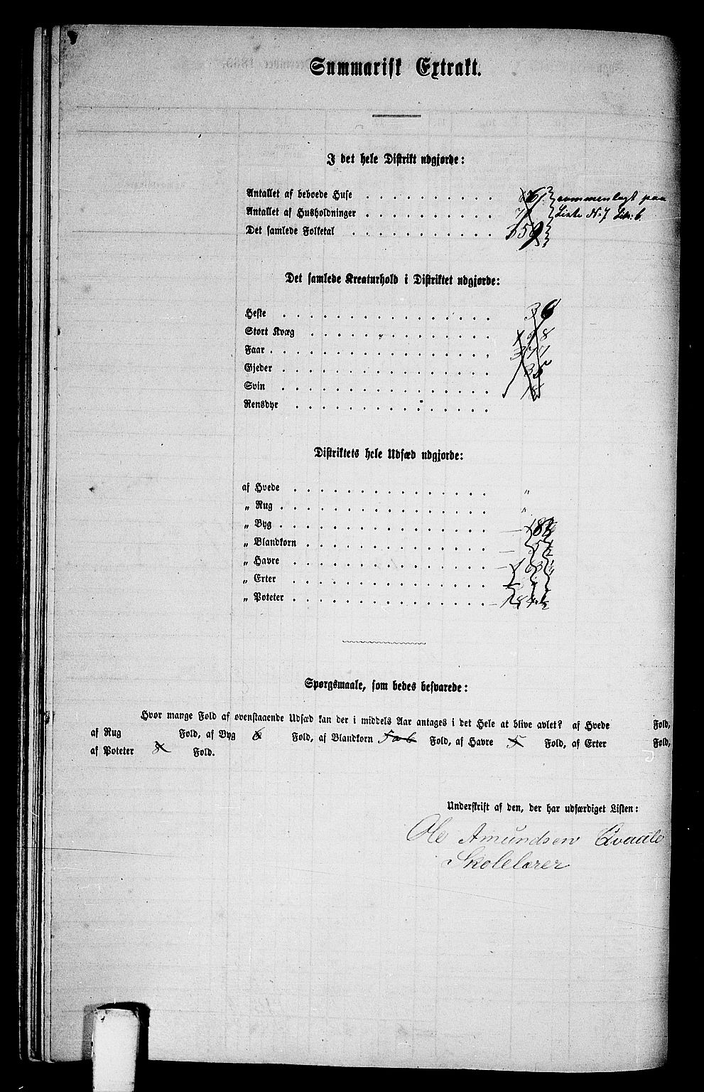 RA, 1865 census for Orkdal, 1865, p. 208