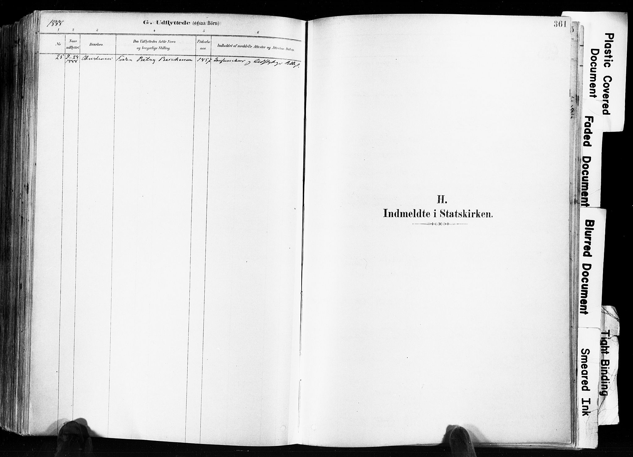 Skien kirkebøker, SAKO/A-302/F/Fa/L0009: Parish register (official) no. 9, 1878-1890, p. 361