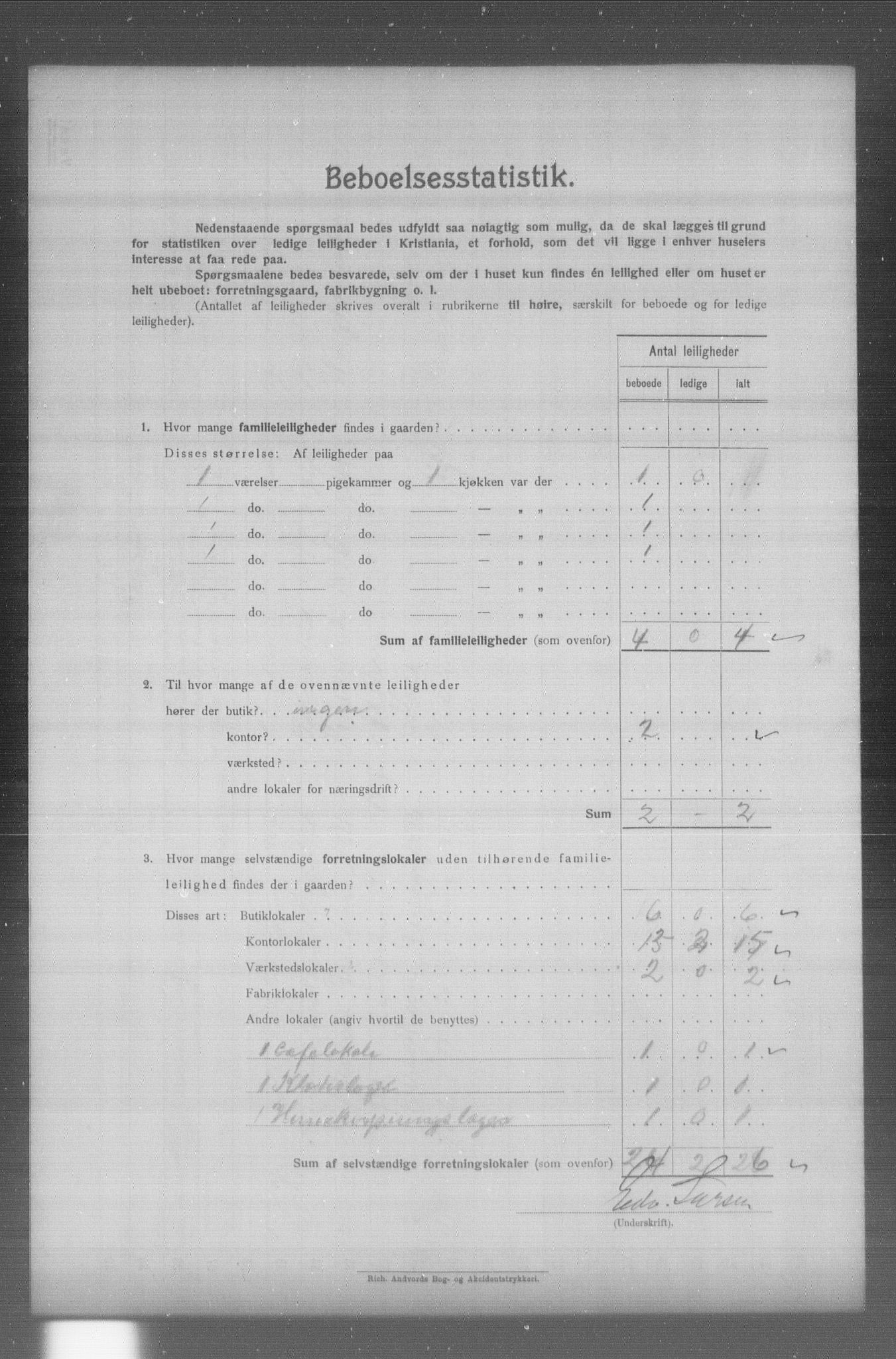 OBA, Municipal Census 1904 for Kristiania, 1904, p. 19682