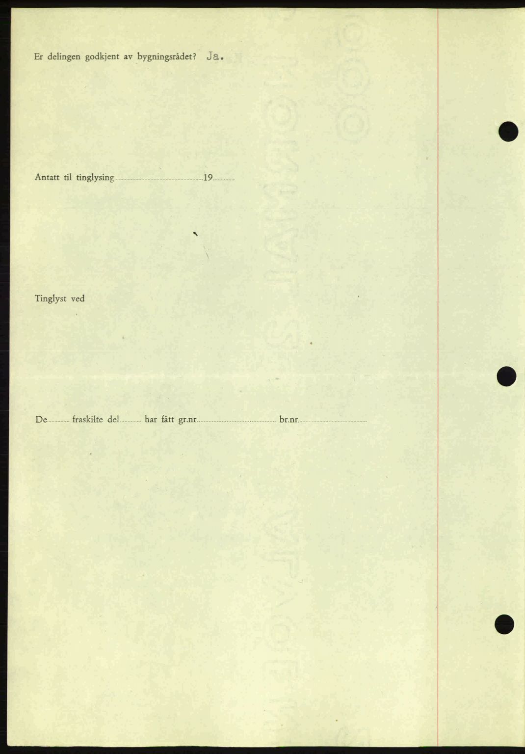 Romsdal sorenskriveri, AV/SAT-A-4149/1/2/2C: Mortgage book no. A14, 1943-1943, Diary no: : 1134/1943