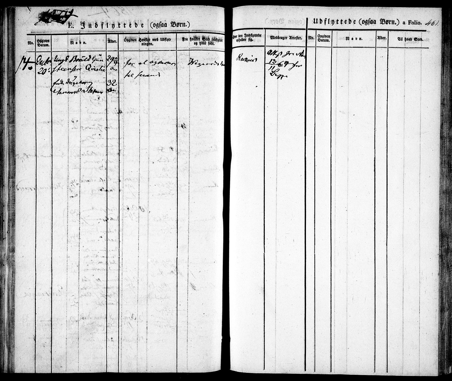 Risør sokneprestkontor, SAK/1111-0035/F/Fa/L0003: Parish register (official) no. A 3, 1838-1864, p. 461