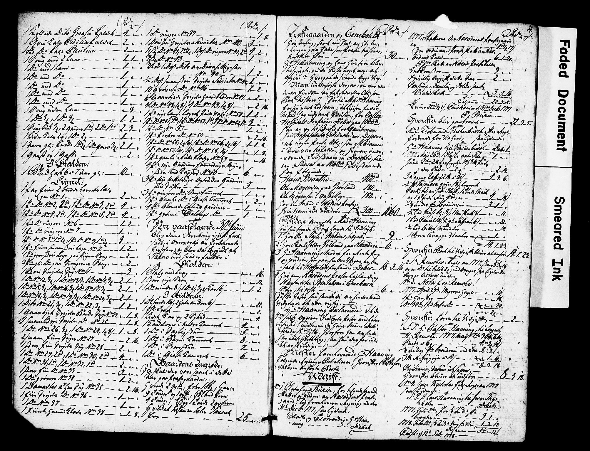 Den geistlige jurisdiksjon, AV/SAO-A-11097/G/Gb/Gbb/L0002: Skifteprotokoll, 1780-1824, p. 3b-4a