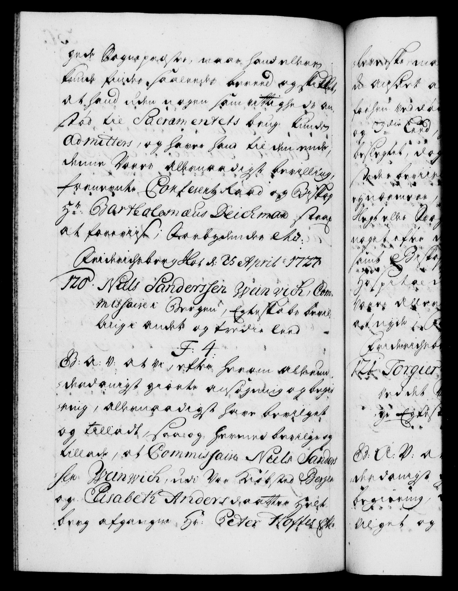 Danske Kanselli 1572-1799, AV/RA-EA-3023/F/Fc/Fca/Fcaa/L0025: Norske registre, 1726-1728, p. 350b