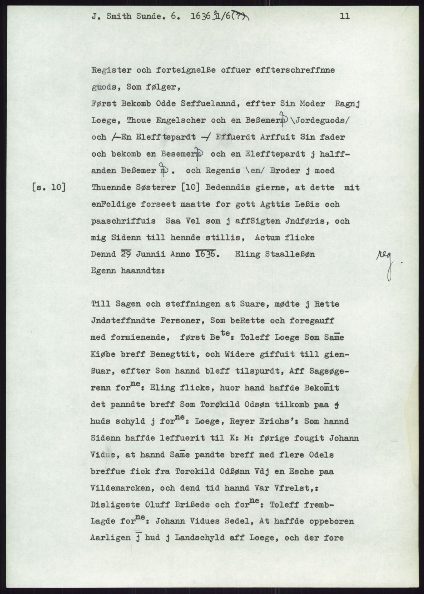 Samlinger til kildeutgivelse, Diplomavskriftsamlingen, AV/RA-EA-4053/H/Ha, p. 3294