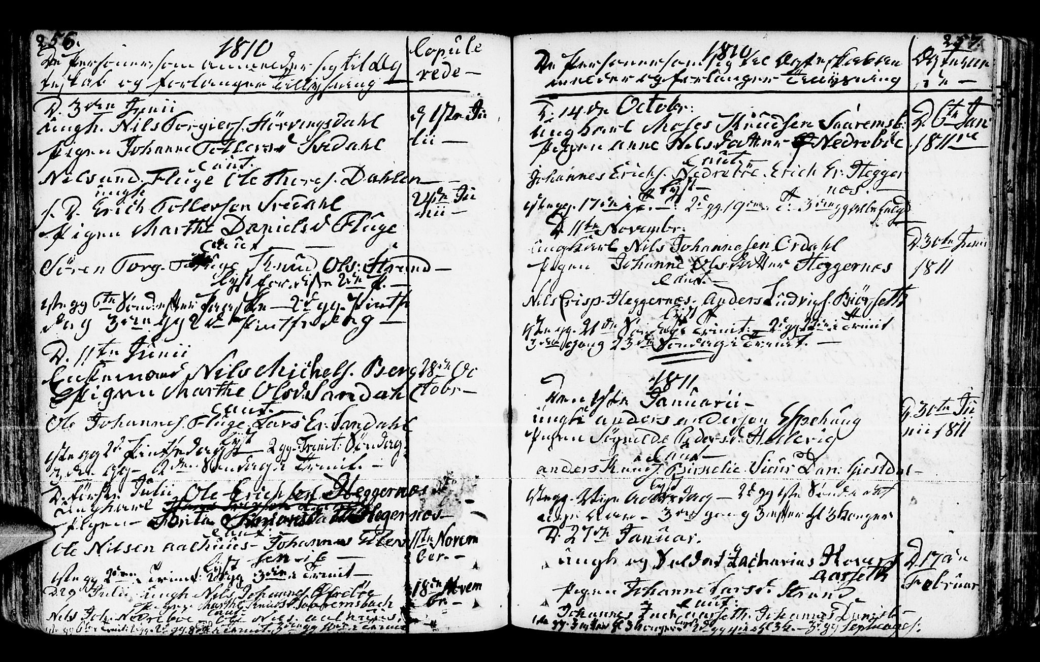 Jølster sokneprestembete, SAB/A-80701/H/Haa/Haaa/L0005: Parish register (official) no. A 5, 1790-1821, p. 256-257