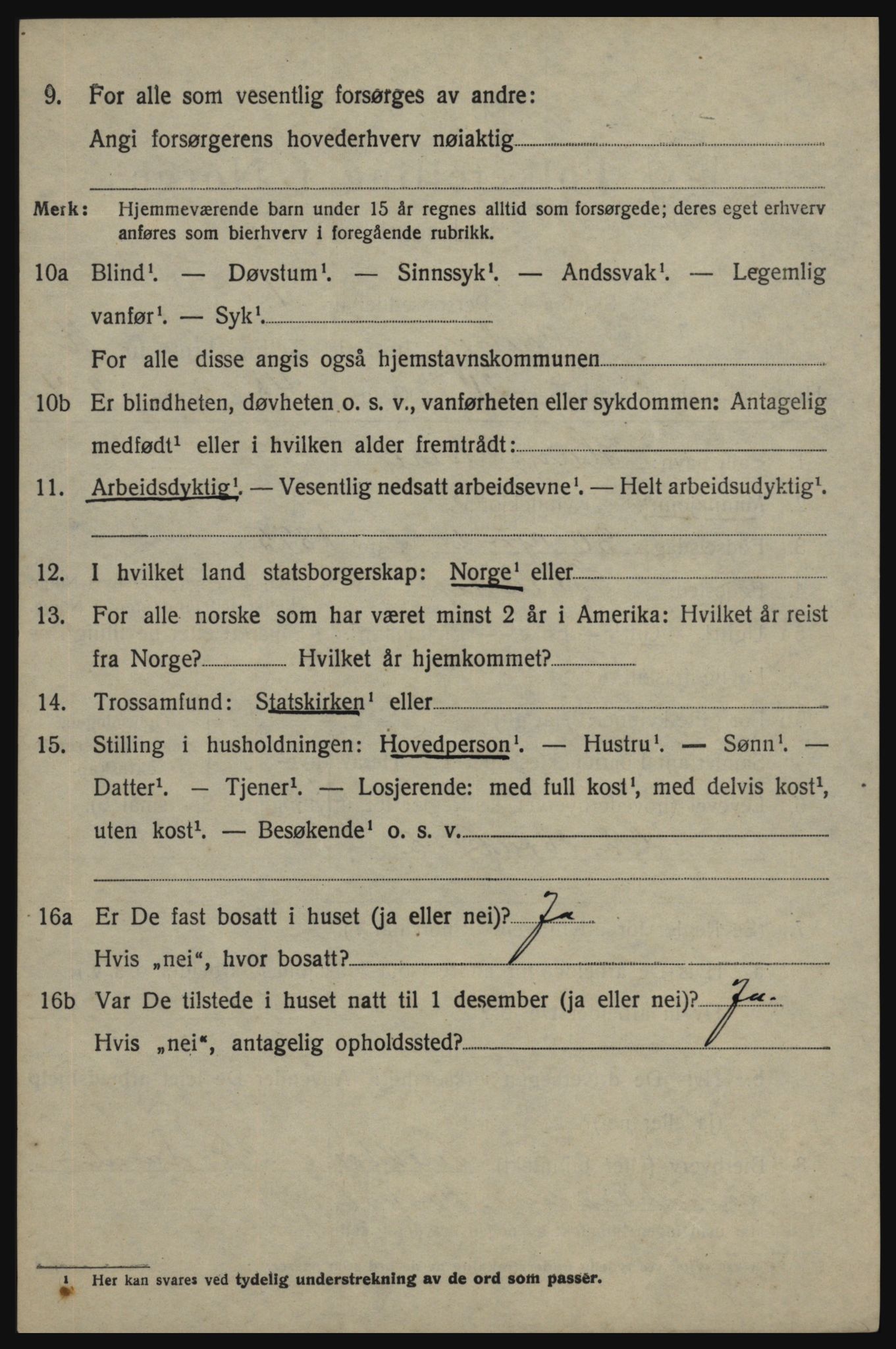 SAO, 1920 census for Skjeberg, 1920, p. 15070