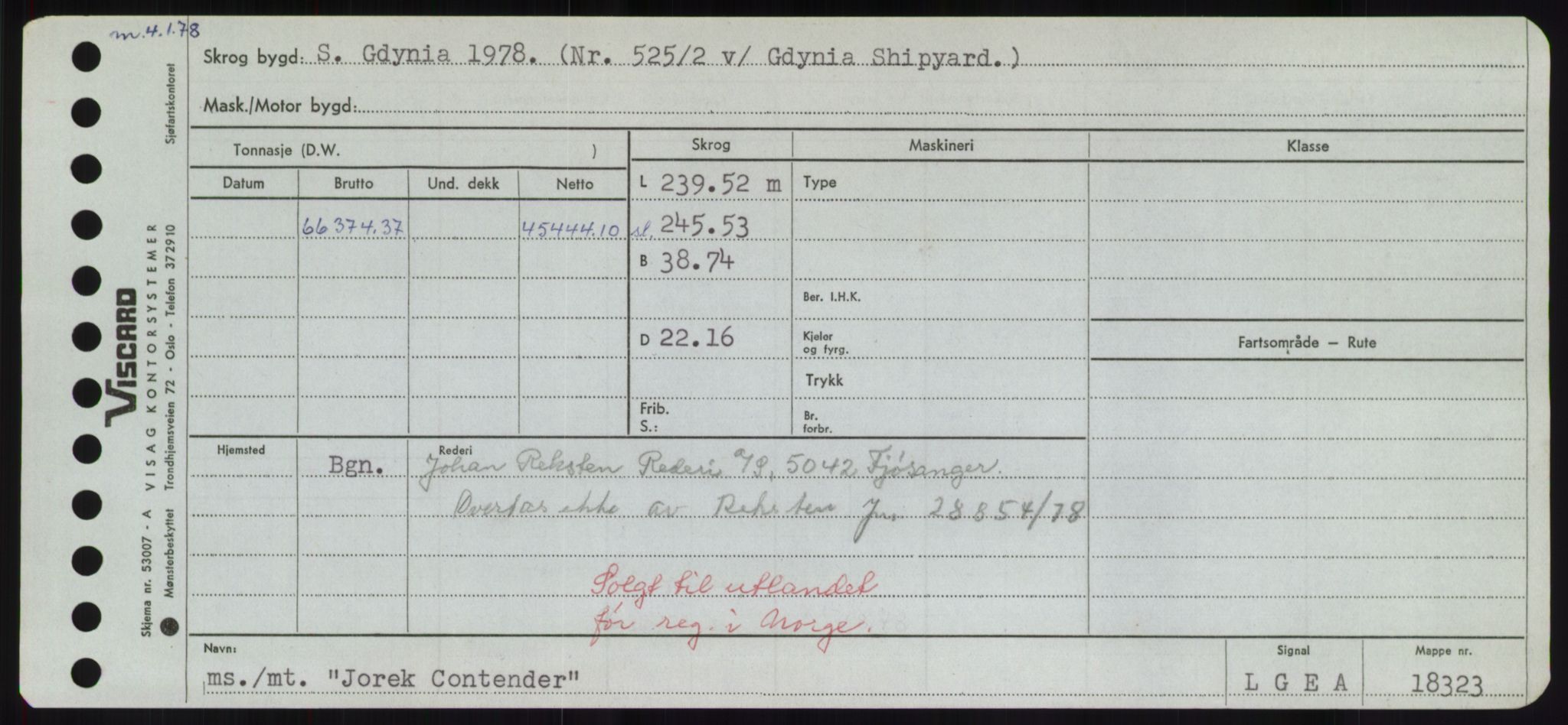 Sjøfartsdirektoratet med forløpere, Skipsmålingen, RA/S-1627/H/Hd/L0019: Fartøy, J, p. 565