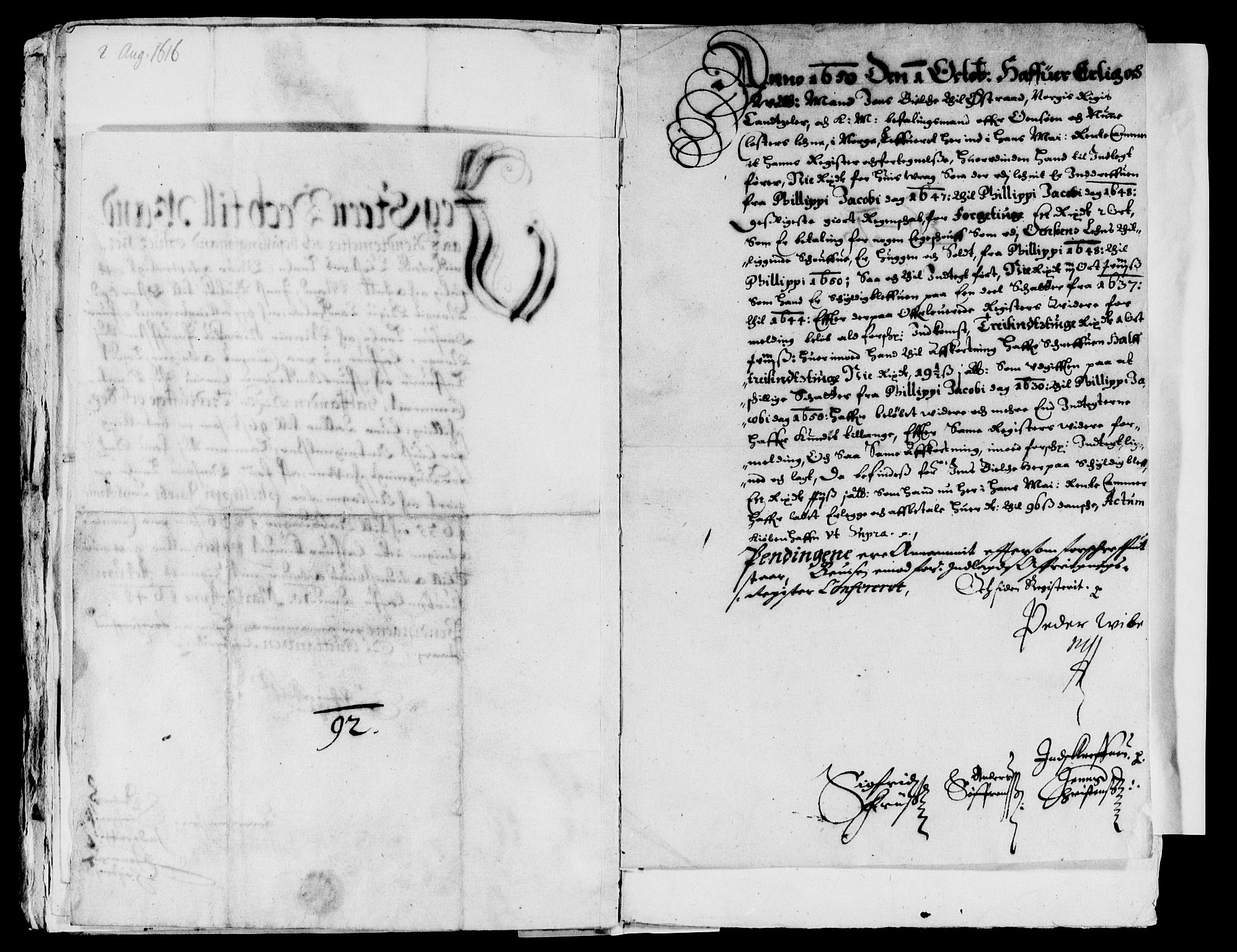 Rentekammeret inntil 1814, Reviderte regnskaper, Lensregnskaper, AV/RA-EA-5023/R/Rb/Rbe/L0003: Onsøy len, 1615-1656