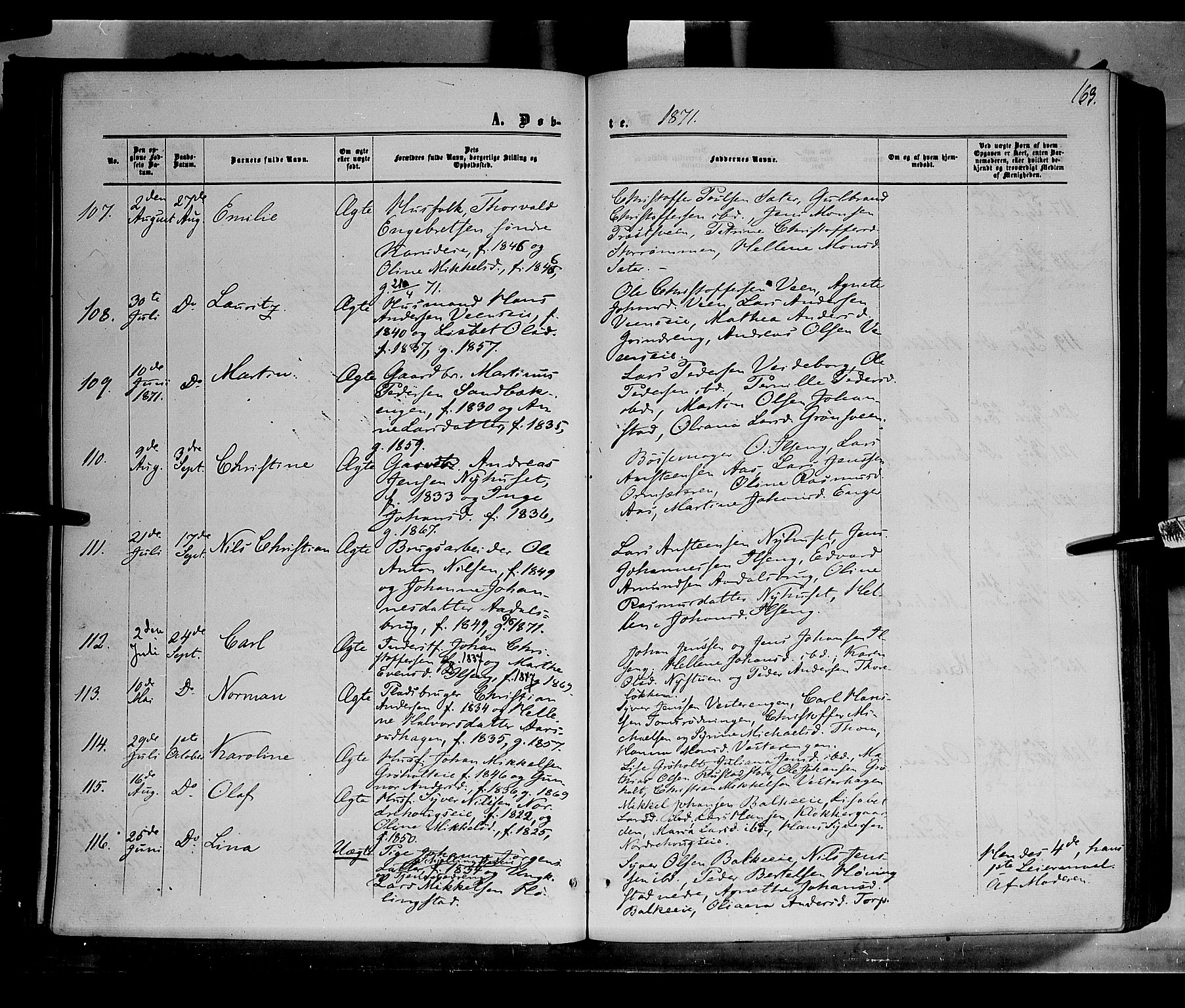 Løten prestekontor, AV/SAH-PREST-022/K/Ka/L0008: Parish register (official) no. 8, 1860-1877, p. 163