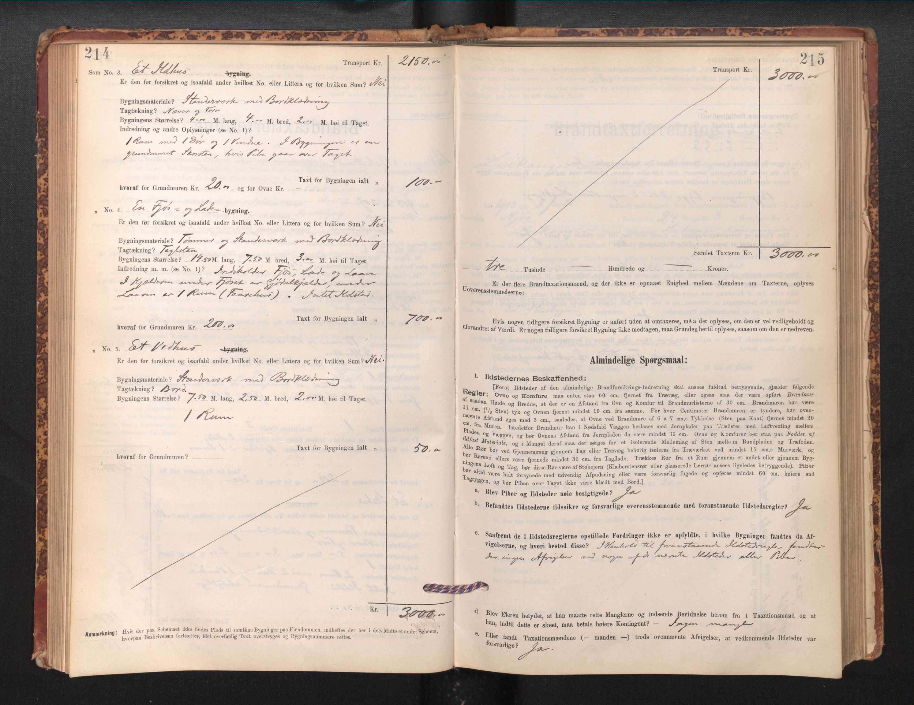 Lensmannen i Leikanger, AV/SAB-A-29201/0012/L0004: Branntakstprotokoll, skjematakst, 1894-1903, p. 214-215