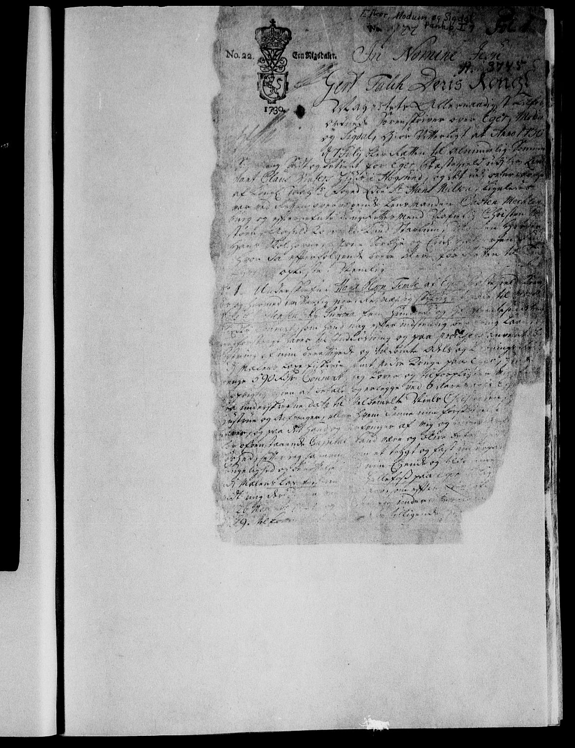 Eiker, Modum og Sigdal sorenskriveri, SAKO/A-123/G/Ga/Gaa/L0001a: Mortgage book no. I 1a, 1730-1734, p. 1