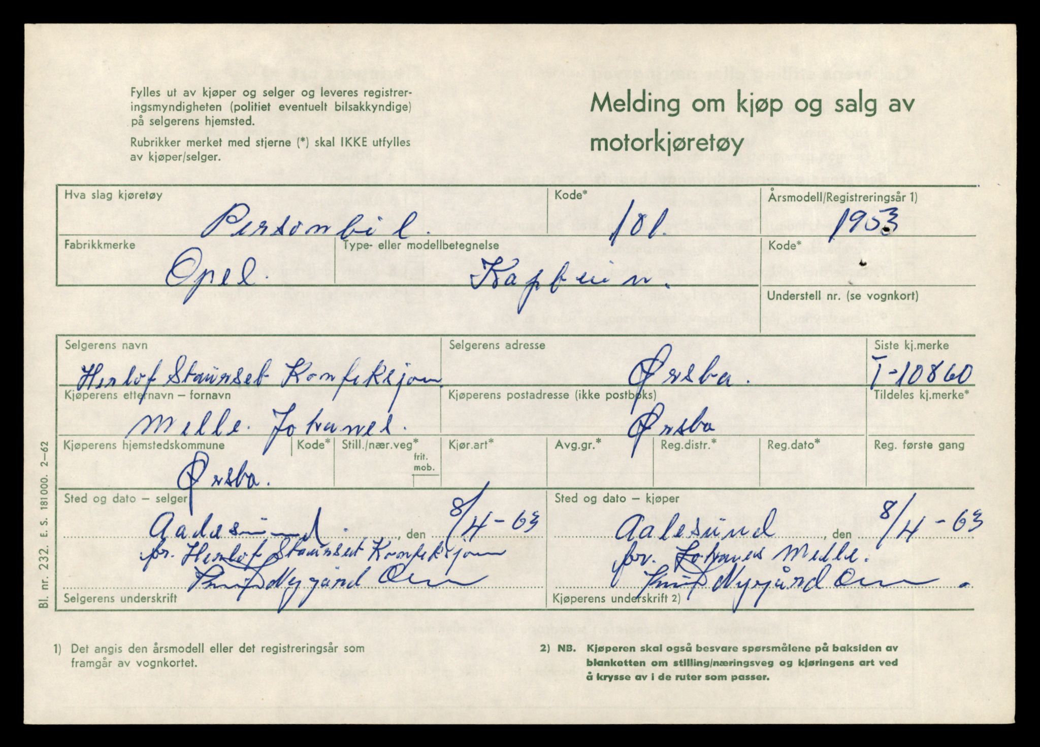Møre og Romsdal vegkontor - Ålesund trafikkstasjon, SAT/A-4099/F/Fe/L0024: Registreringskort for kjøretøy T 10810 - T 10930, 1927-1998, p. 1380