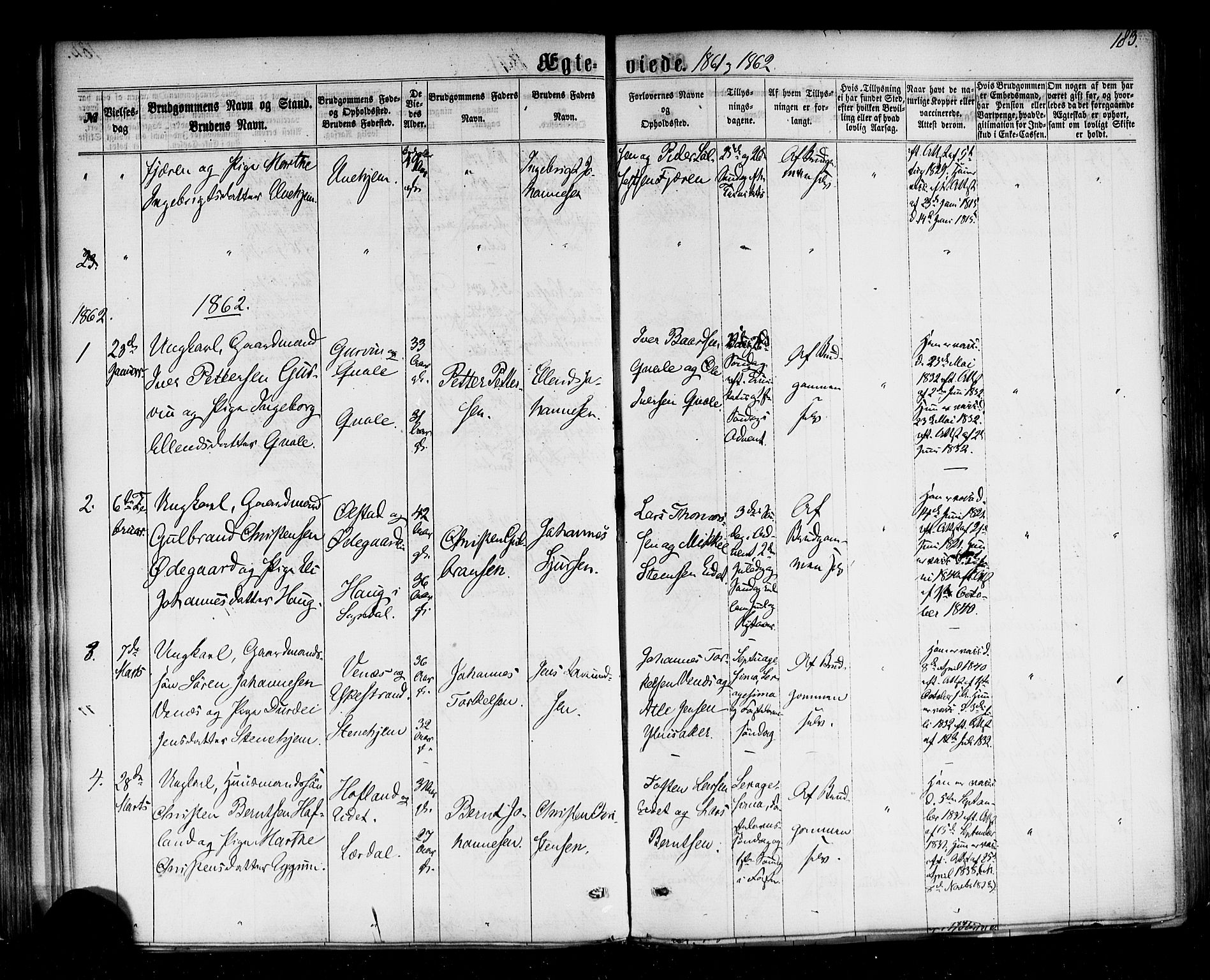 Sogndal sokneprestembete, AV/SAB-A-81301/H/Haa/Haaa/L0013: Parish register (official) no. A 13, 1859-1877, p. 183