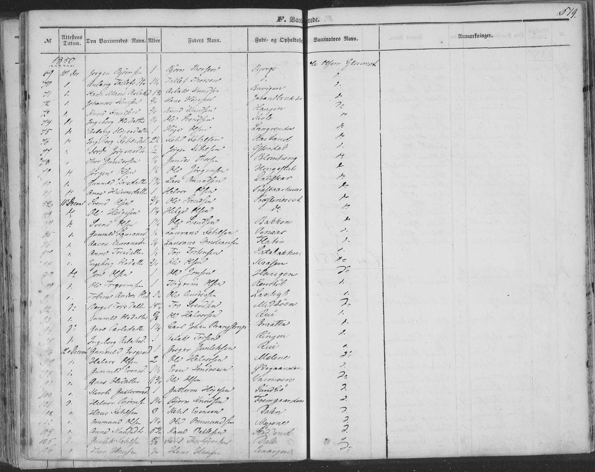 Seljord kirkebøker, SAKO/A-20/F/Fa/L012b: Parish register (official) no. I 12B, 1850-1865, p. 519