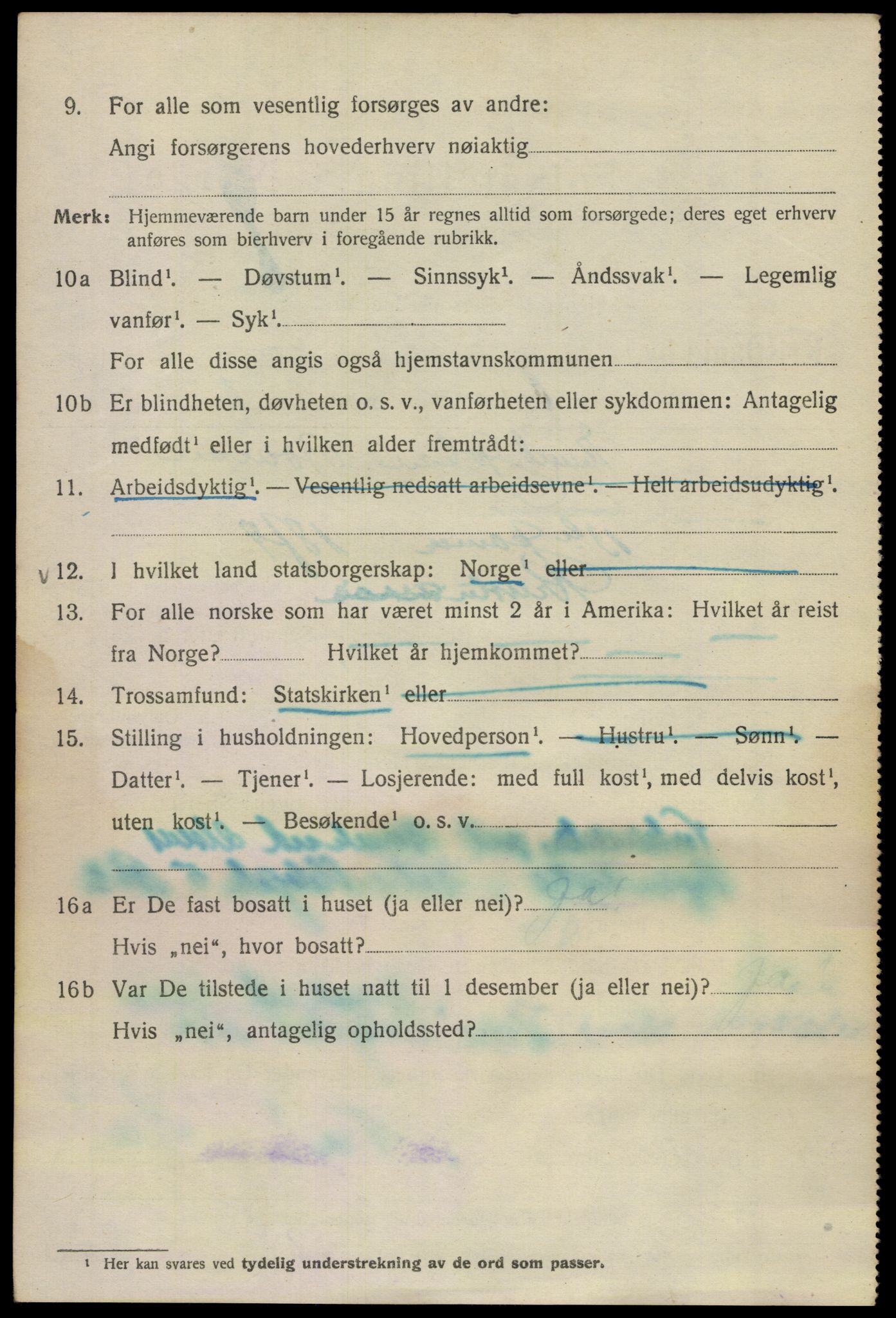 SAO, 1920 census for Kristiania, 1920, p. 219196