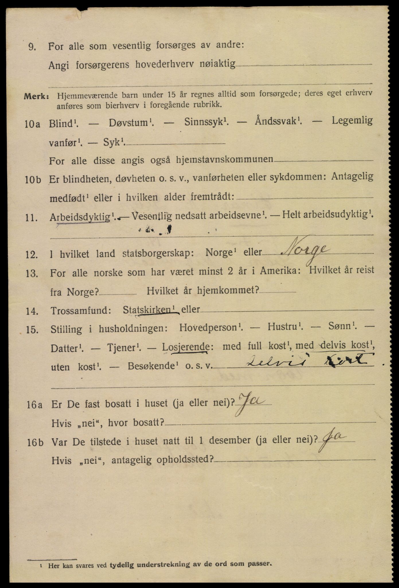 SAK, 1920 census for Kristiansand, 1920, p. 23592