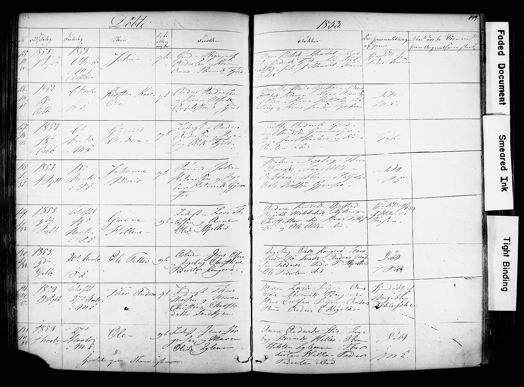 Solum kirkebøker, SAKO/A-306/F/Fa/L0006: Parish register (official) no. I 6, 1844-1855, p. 149